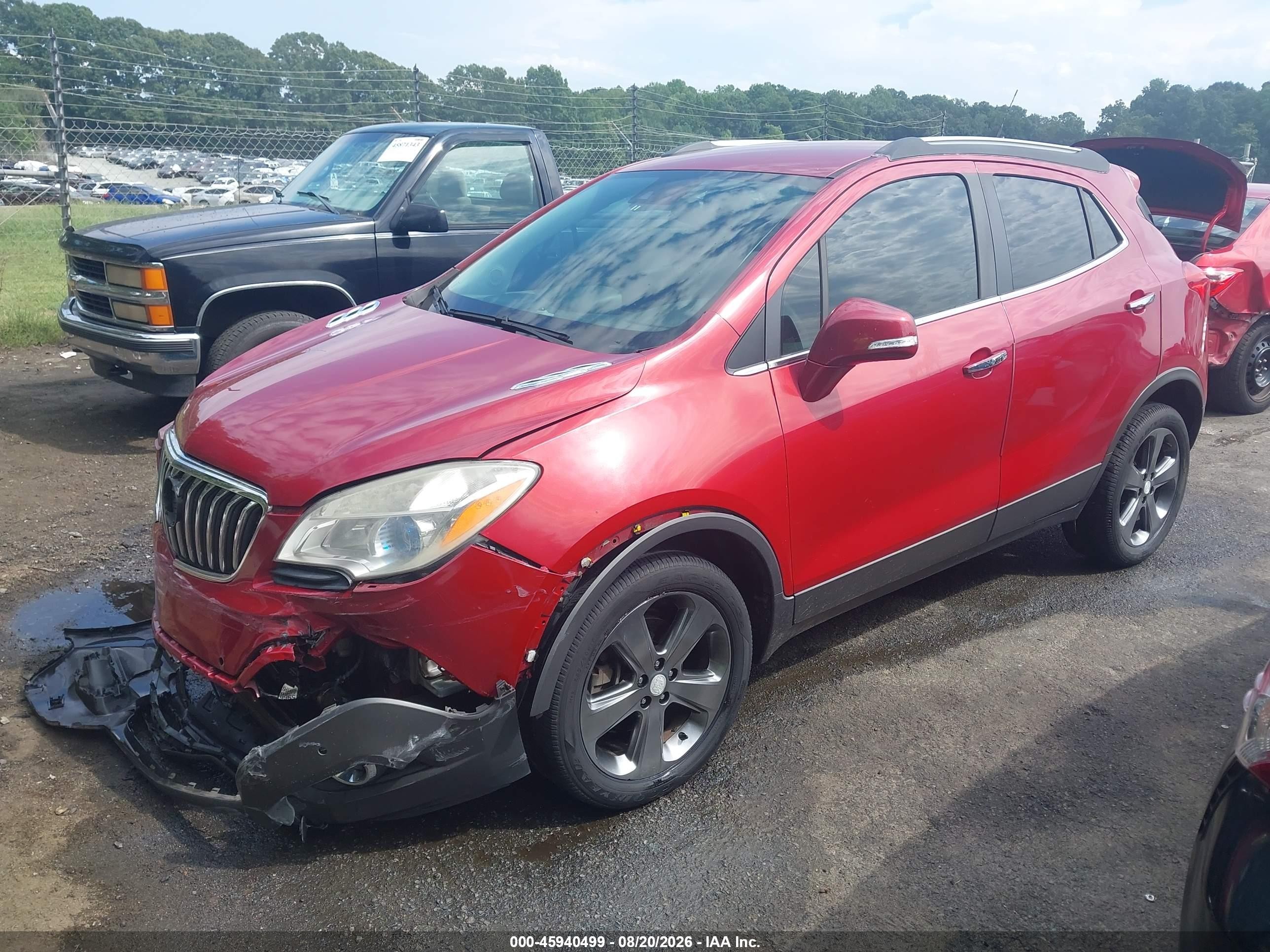 2014 Buick Encore Premium Red vin: KL4CJHSB9EB631911