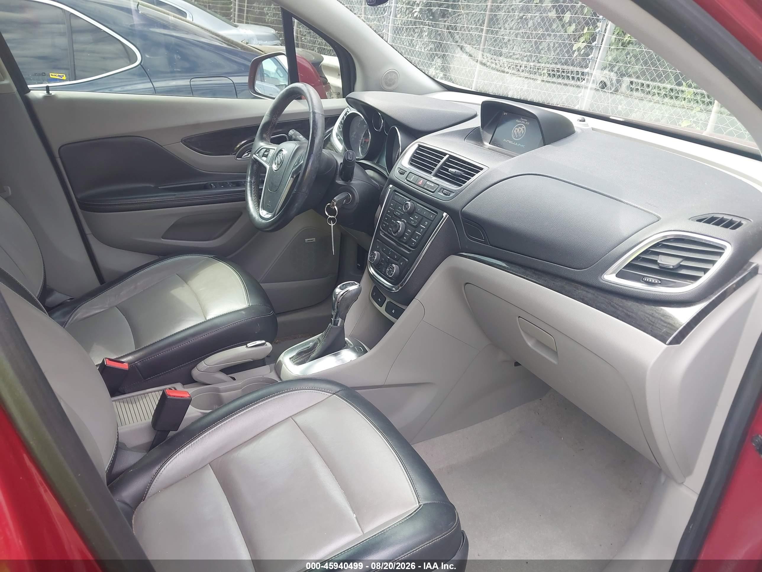 2014 Buick Encore Premium Red vin: KL4CJHSB9EB631911