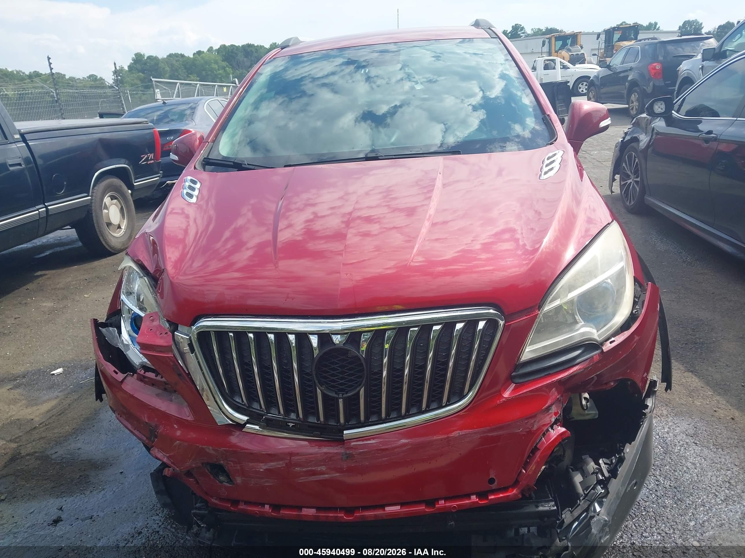2014 Buick Encore Premium Red vin: KL4CJHSB9EB631911