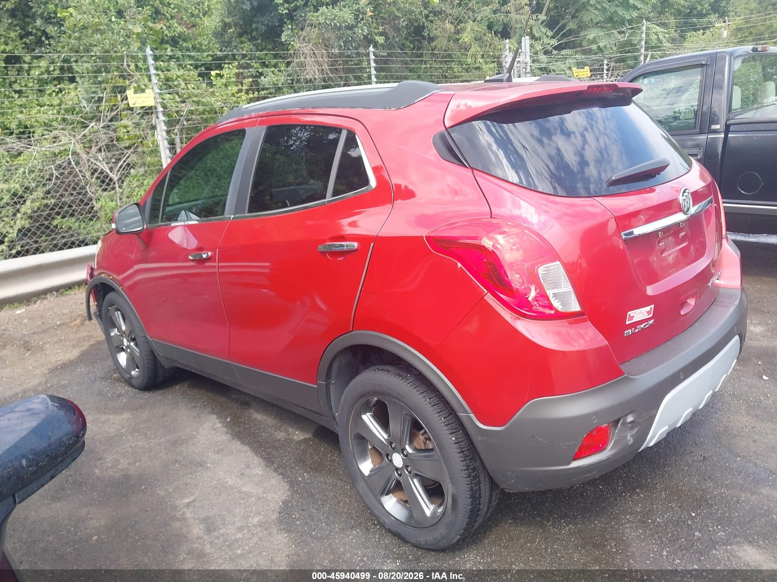 2014 Buick Encore Premium Red vin: KL4CJHSB9EB631911