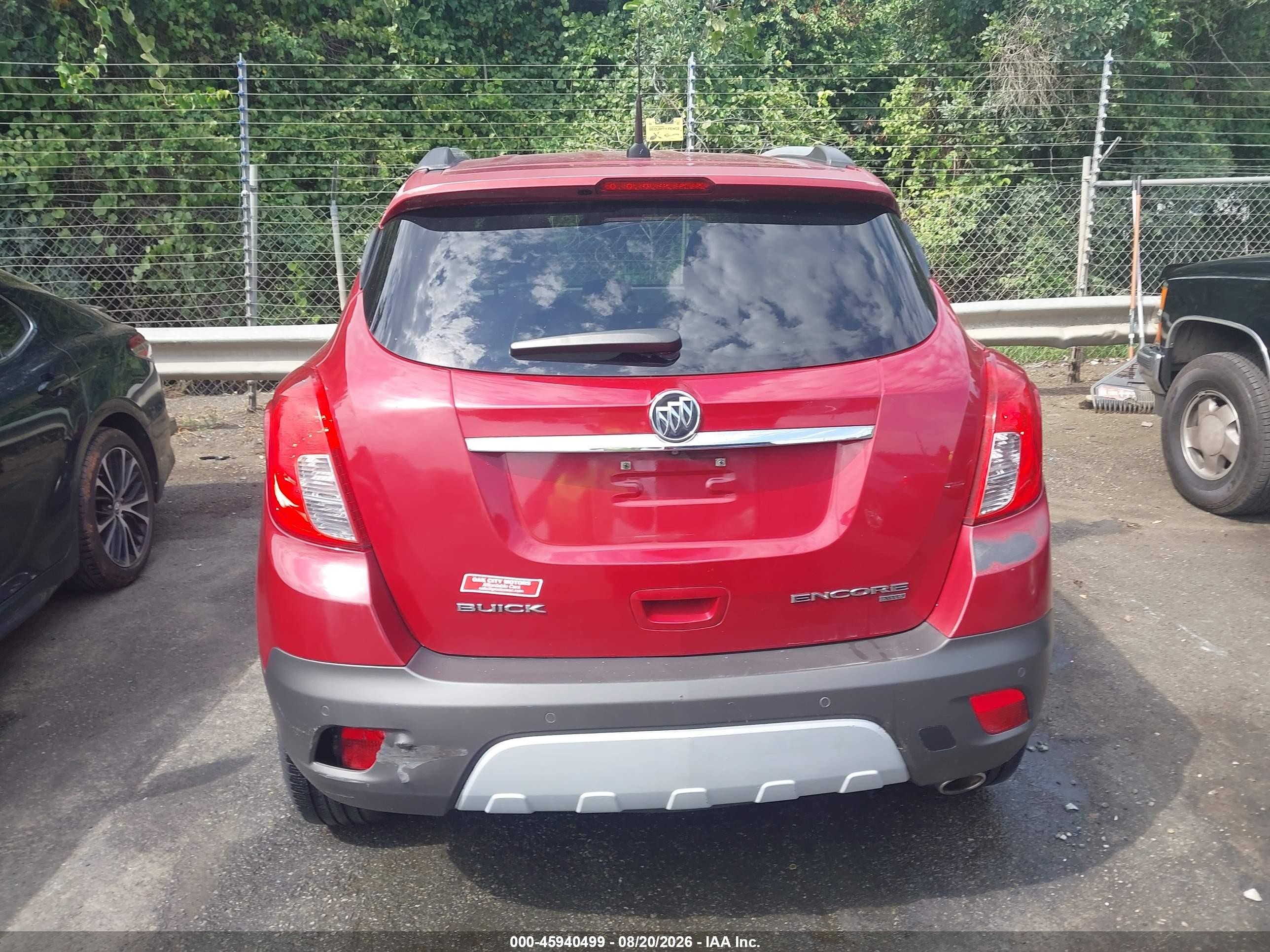 2014 Buick Encore Premium Red vin: KL4CJHSB9EB631911