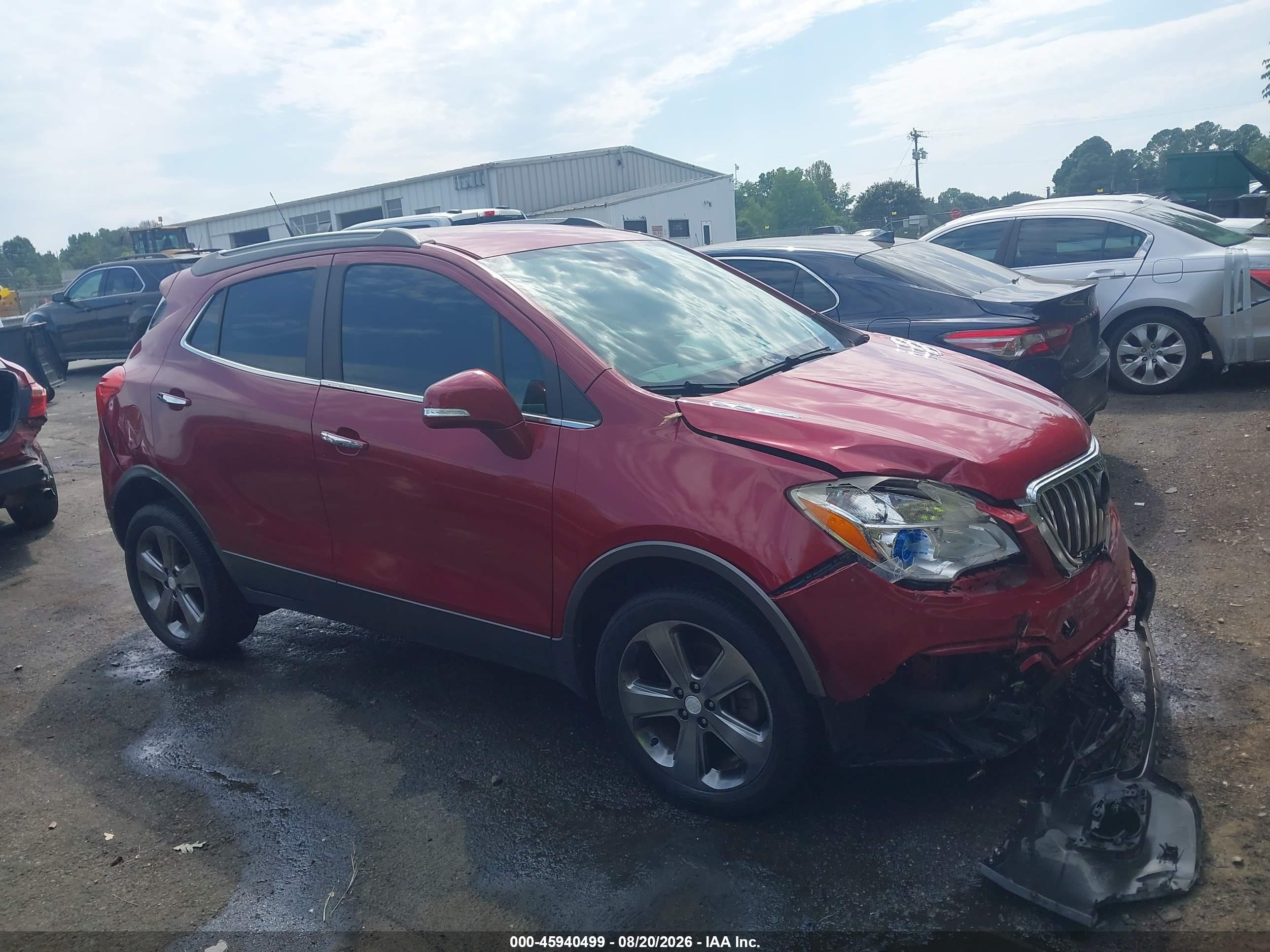 2014 Buick Encore Premium Red vin: KL4CJHSB9EB631911