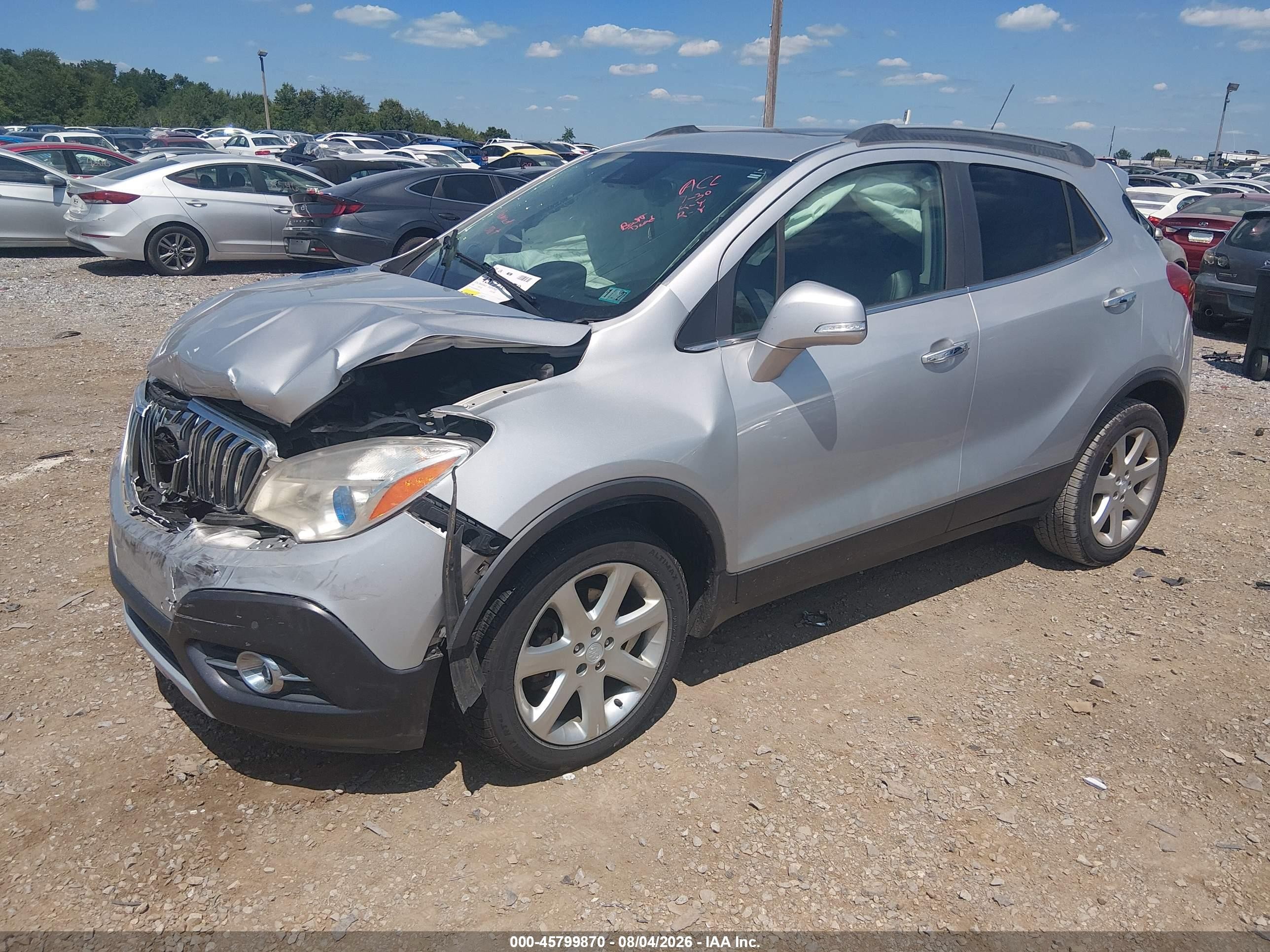 2015 Buick Encore Premium Gray vin: KL4CJHSB9FB265286
