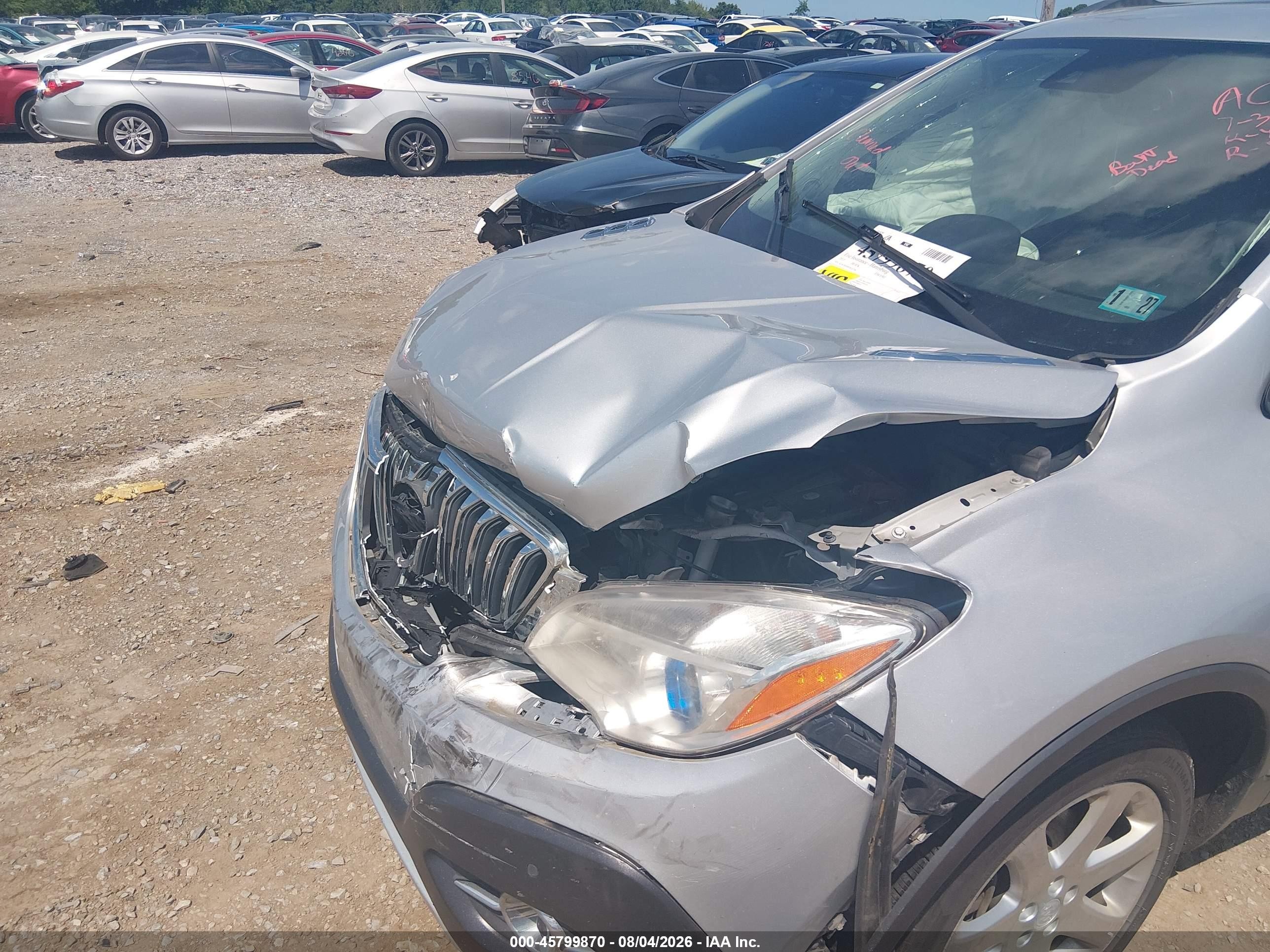 2015 Buick Encore Premium Gray vin: KL4CJHSB9FB265286