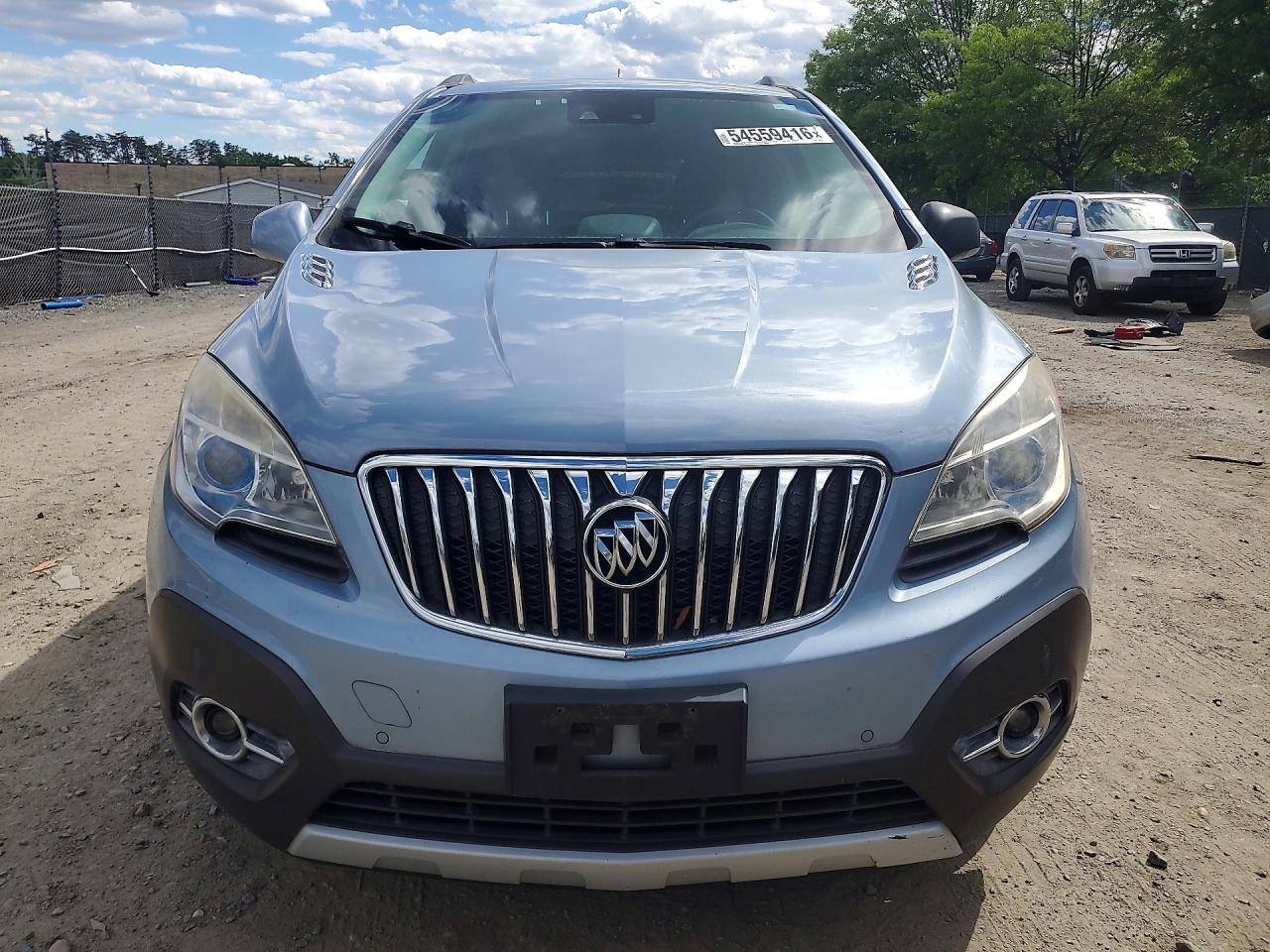 2013 Buick Encore Premium Blue vin: KL4CJHSBXDB090186