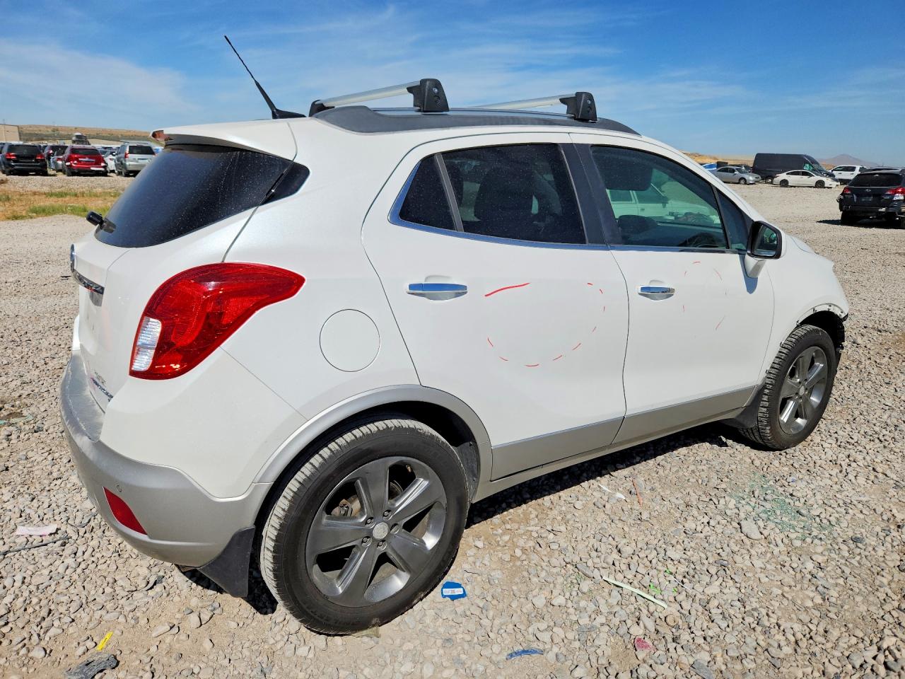 2013 Buick Encore Premium White vin: KL4CJHSBXDB124336