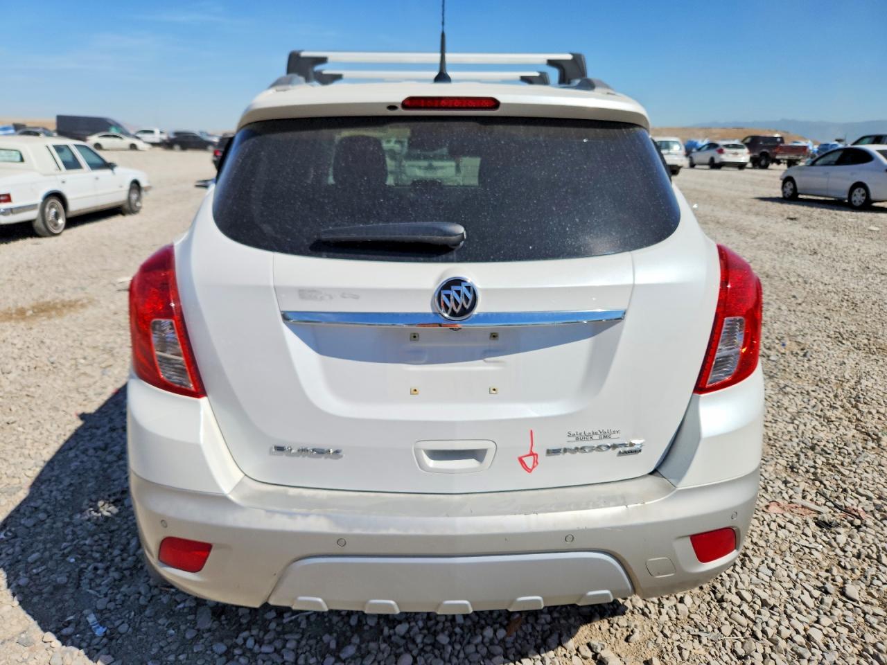2013 Buick Encore Premium White vin: KL4CJHSBXDB124336