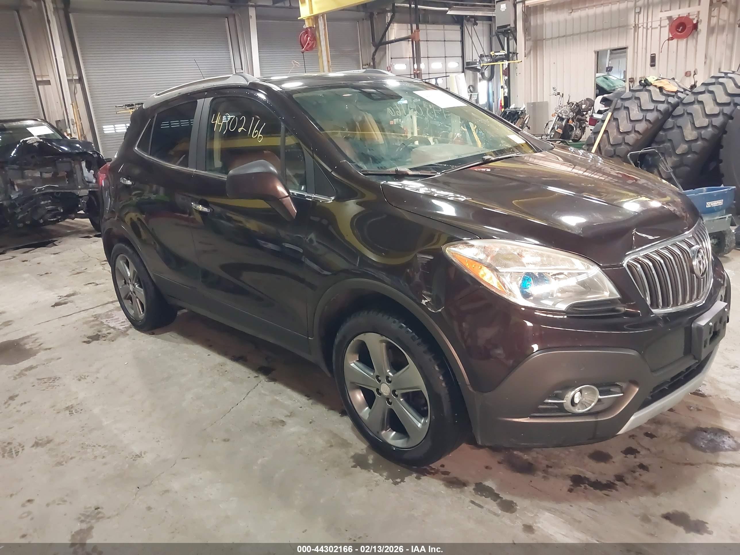 2013 Buick Encore Premium Brown vin: KL4CJHSBXDB189316