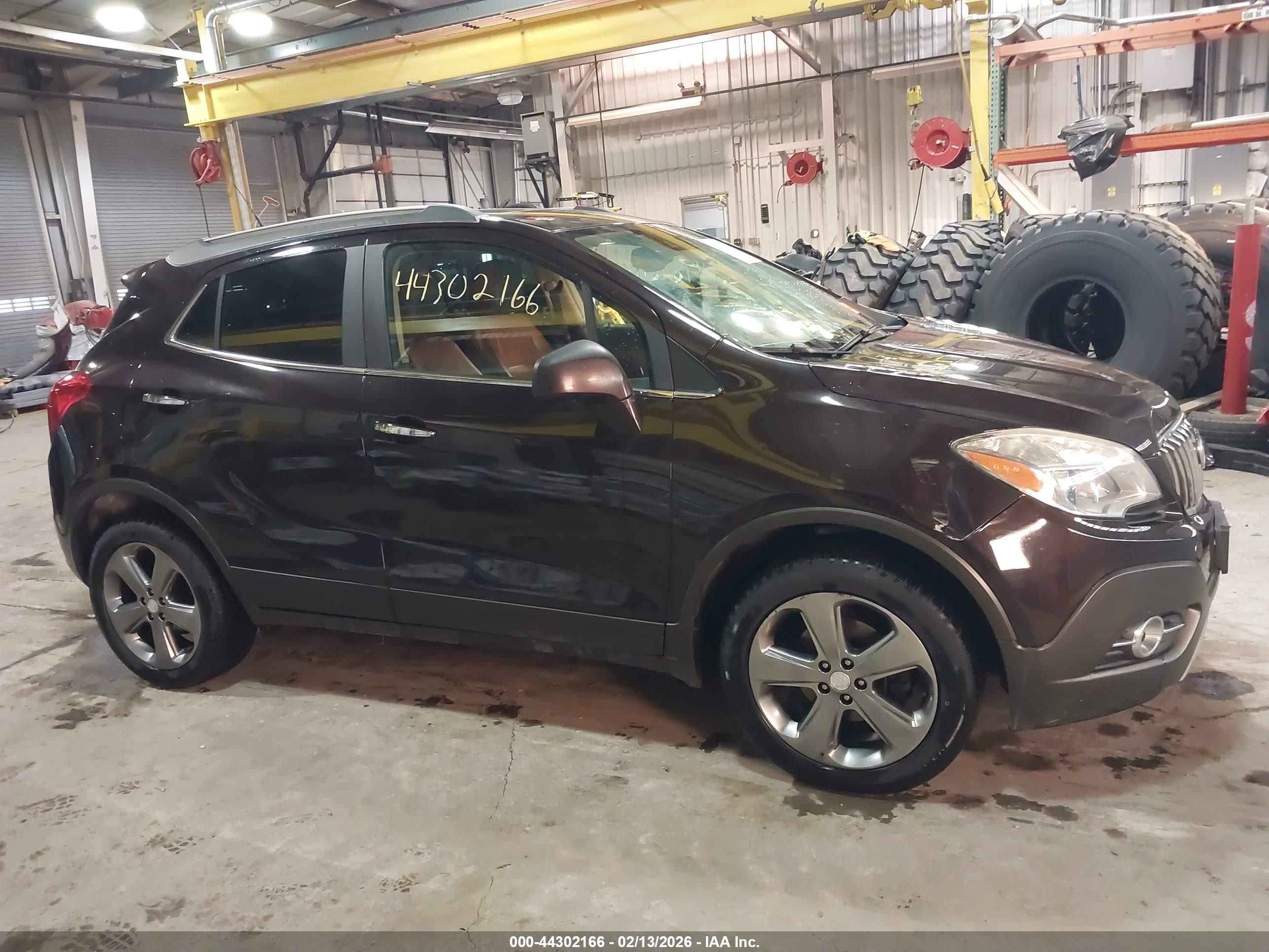 2013 Buick Encore Premium Коричневый vin: KL4CJHSBXDB189316
