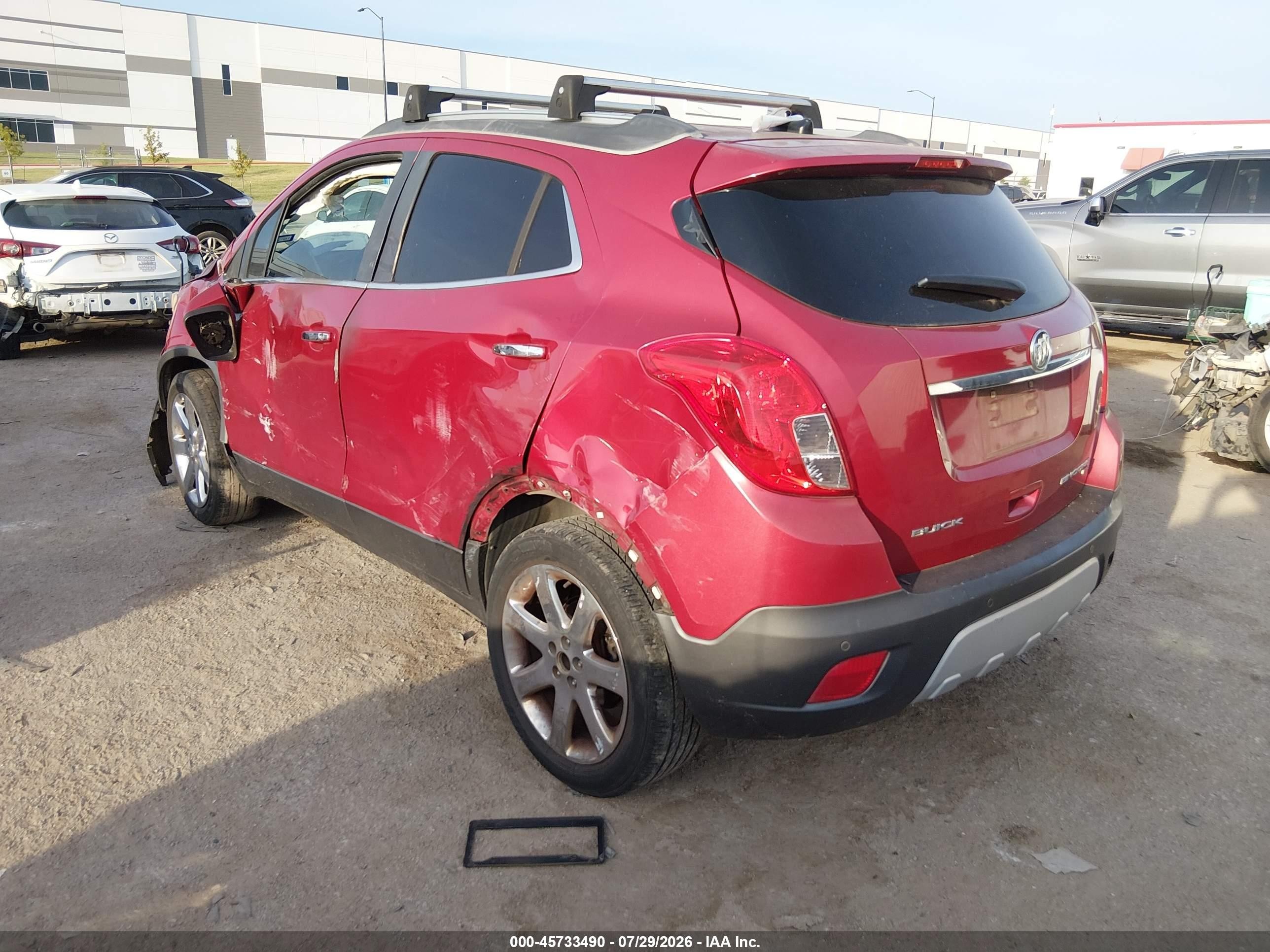 2013 Buick Encore Premium Red vin: KL4CJHSBXDB211167