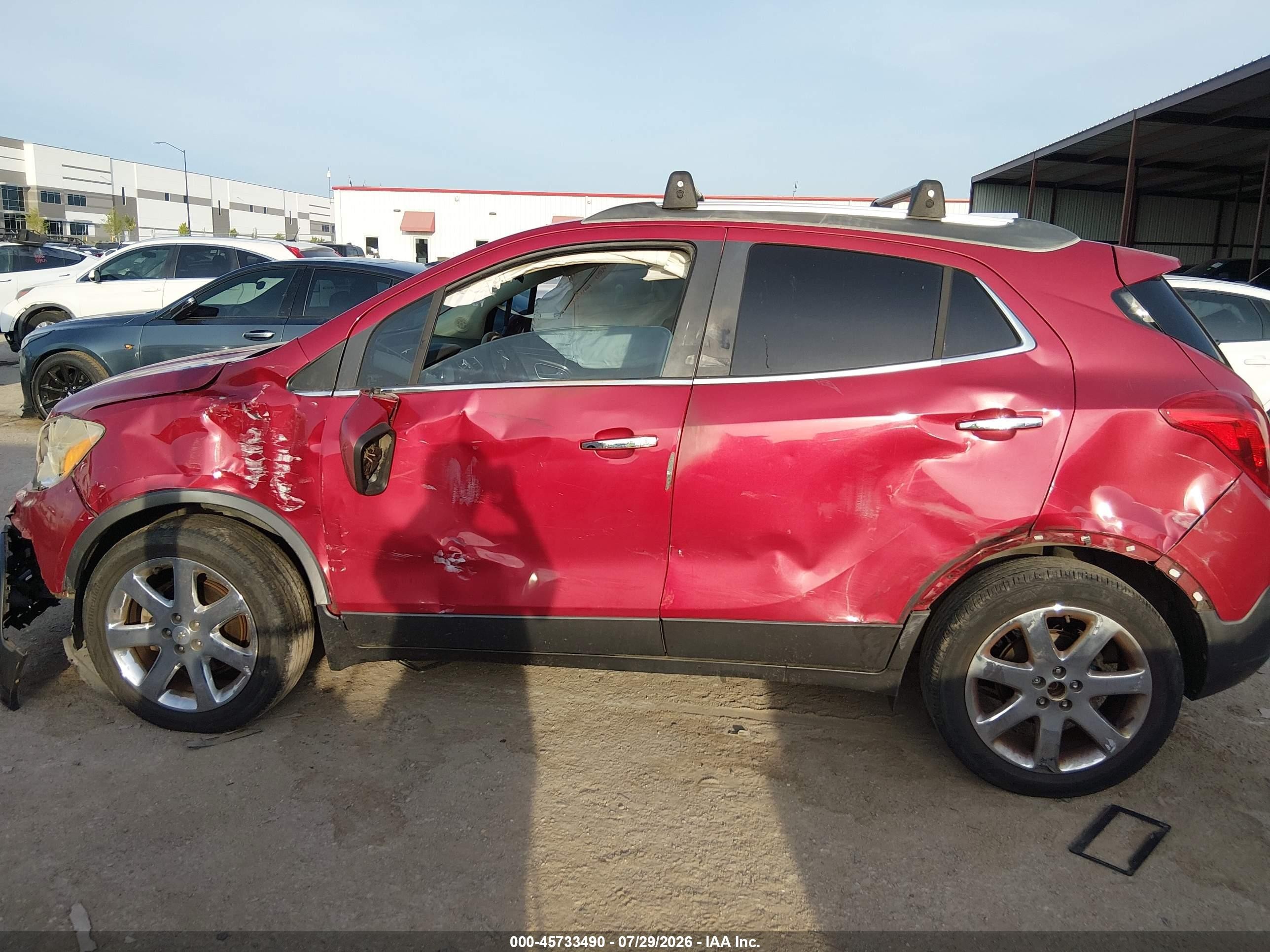 2013 Buick Encore Premium Red vin: KL4CJHSBXDB211167