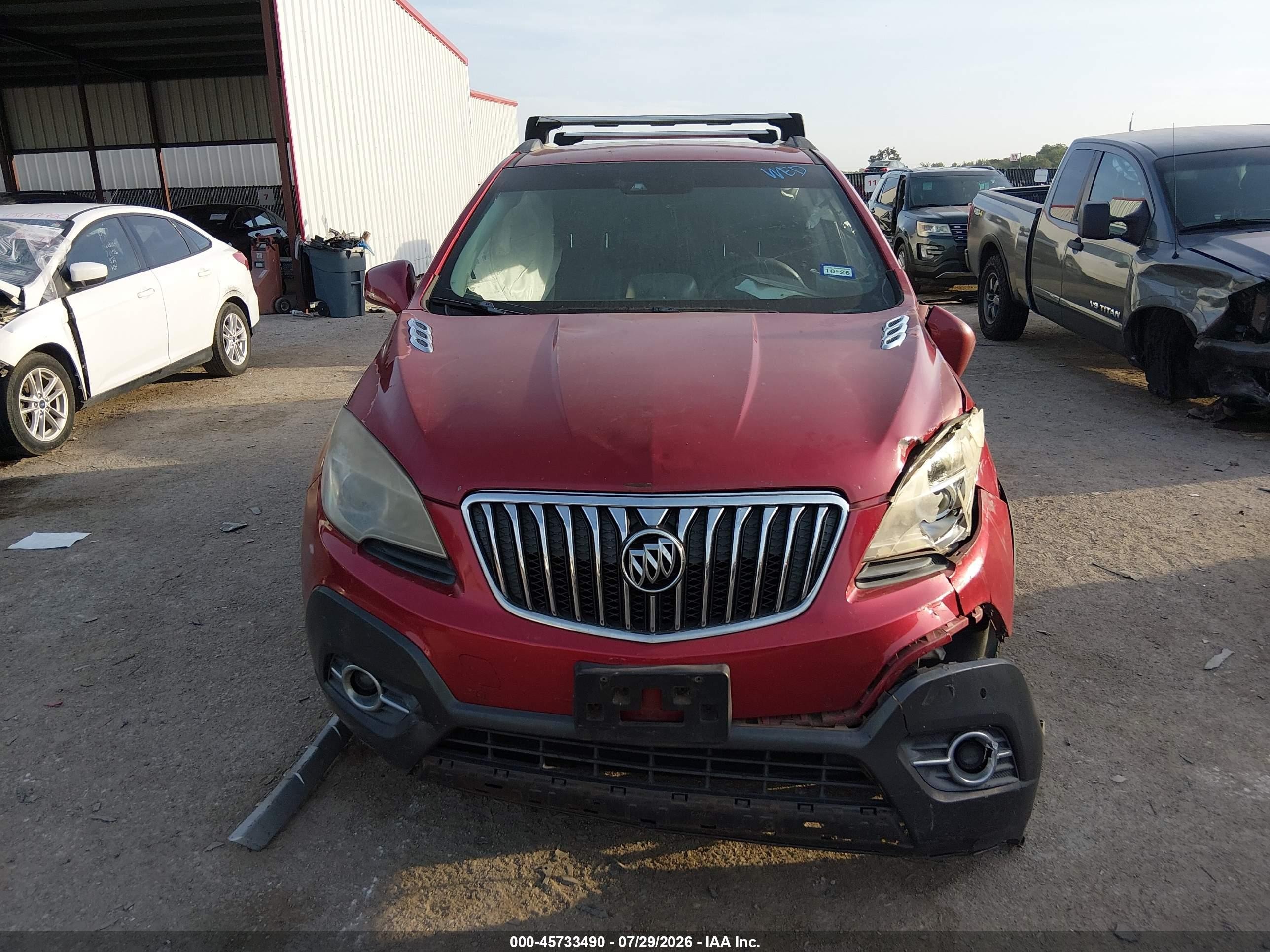 2013 Buick Encore Premium Red vin: KL4CJHSBXDB211167