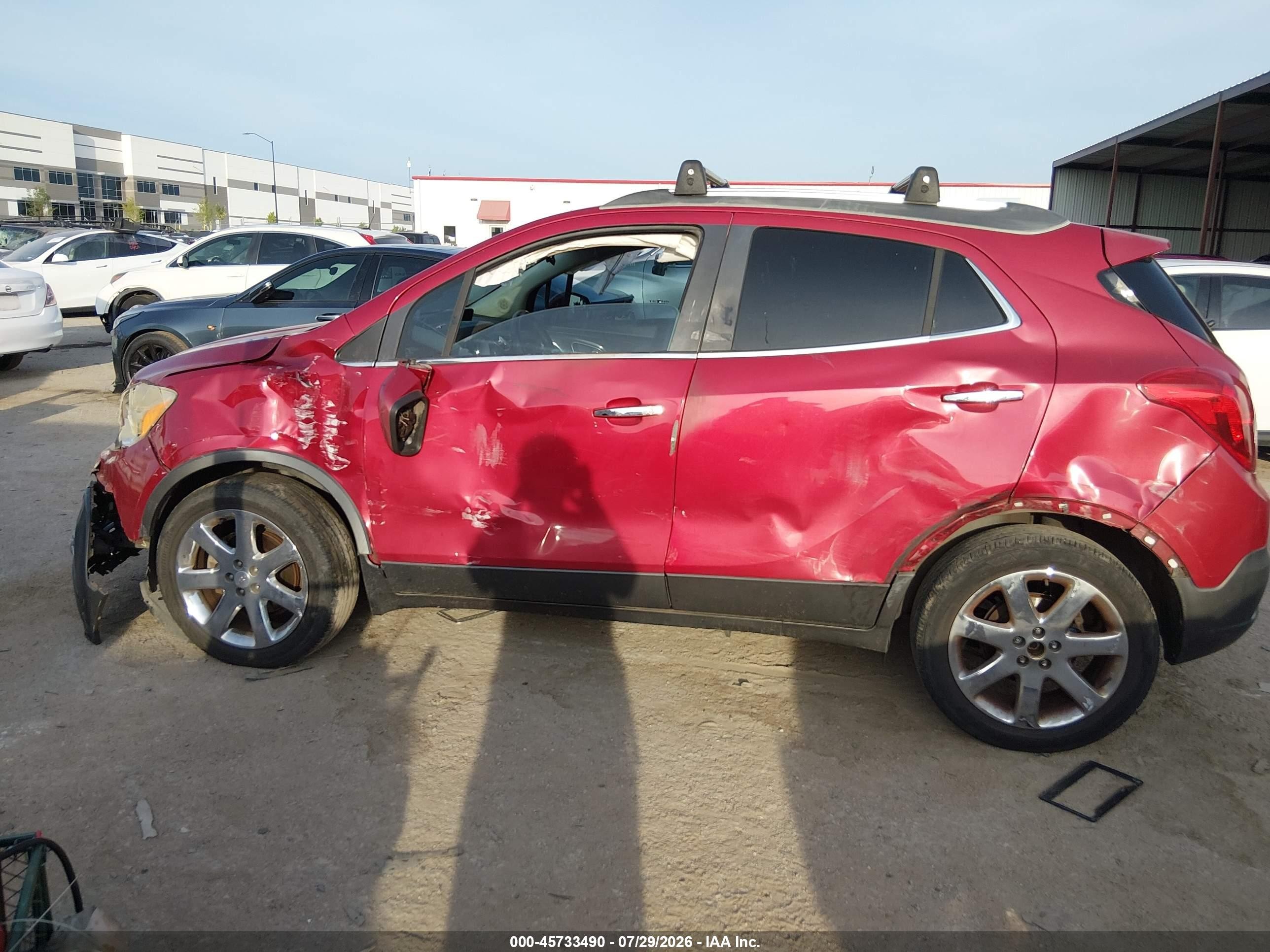 2013 Buick Encore Premium Red vin: KL4CJHSBXDB211167