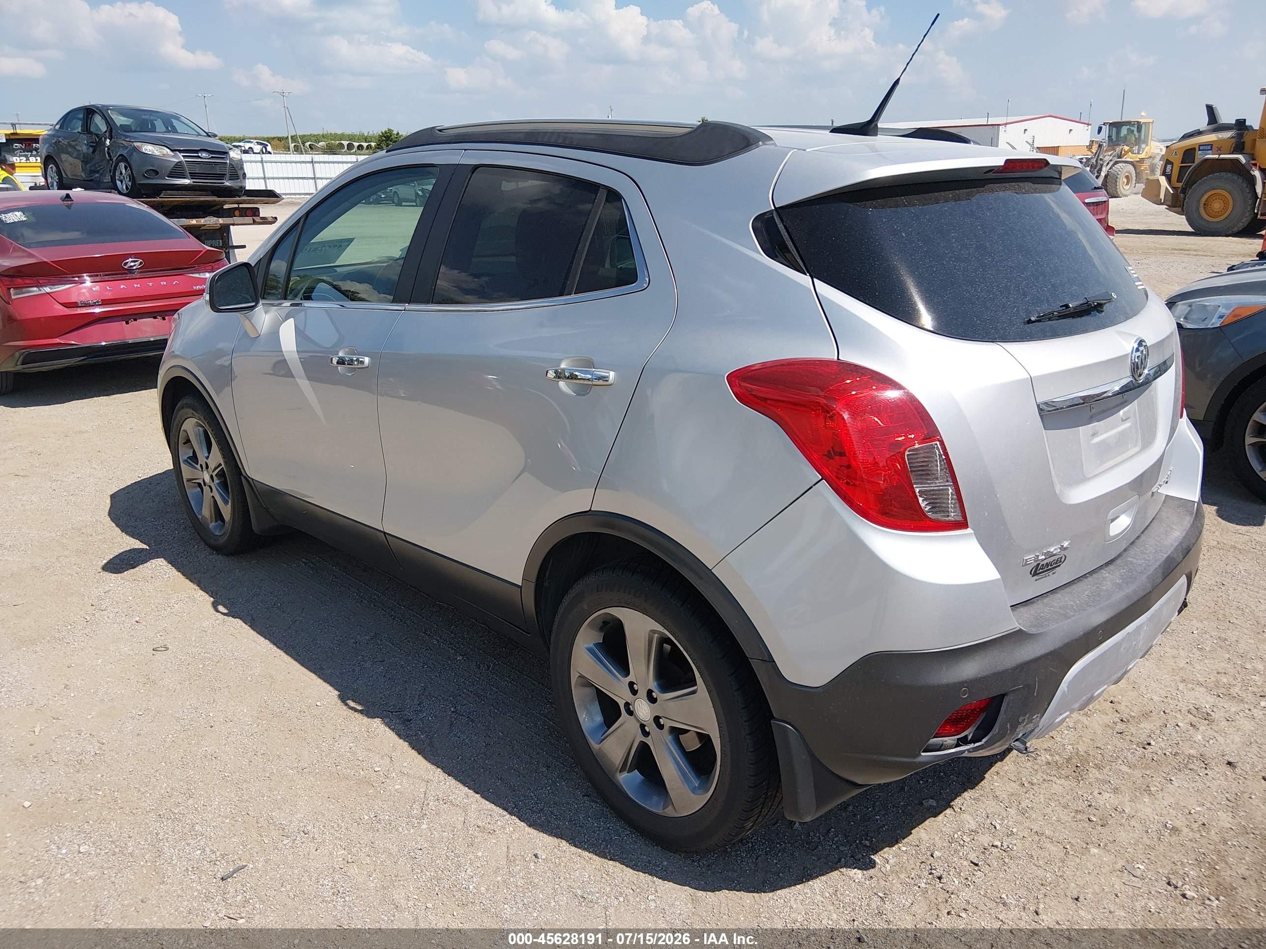 2014 Buick Encore Premium Silver vin: KL4CJHSBXEB621811