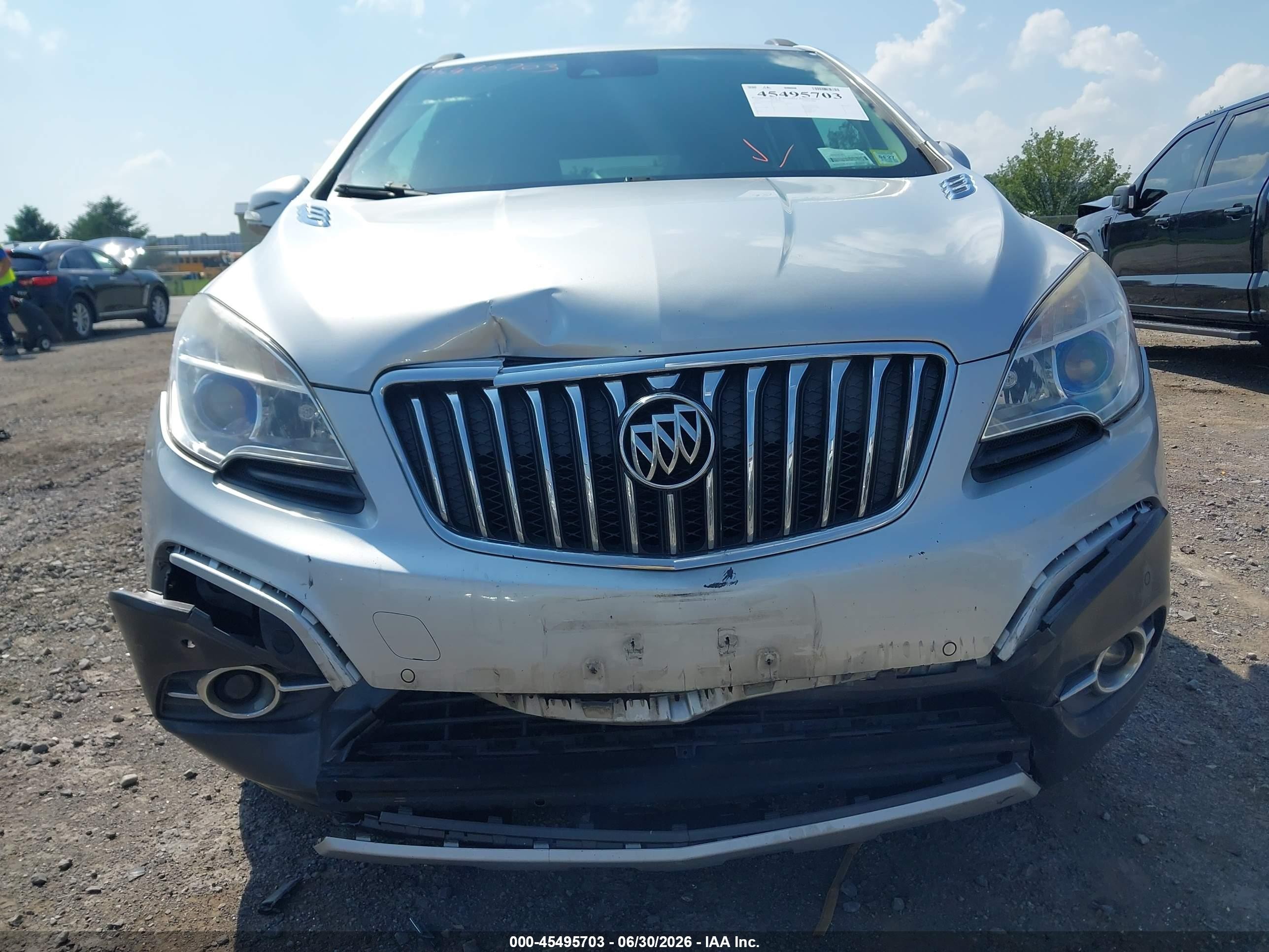 2015 Buick Encore Premium Серебряный vin: KL4CJHSBXFB133640