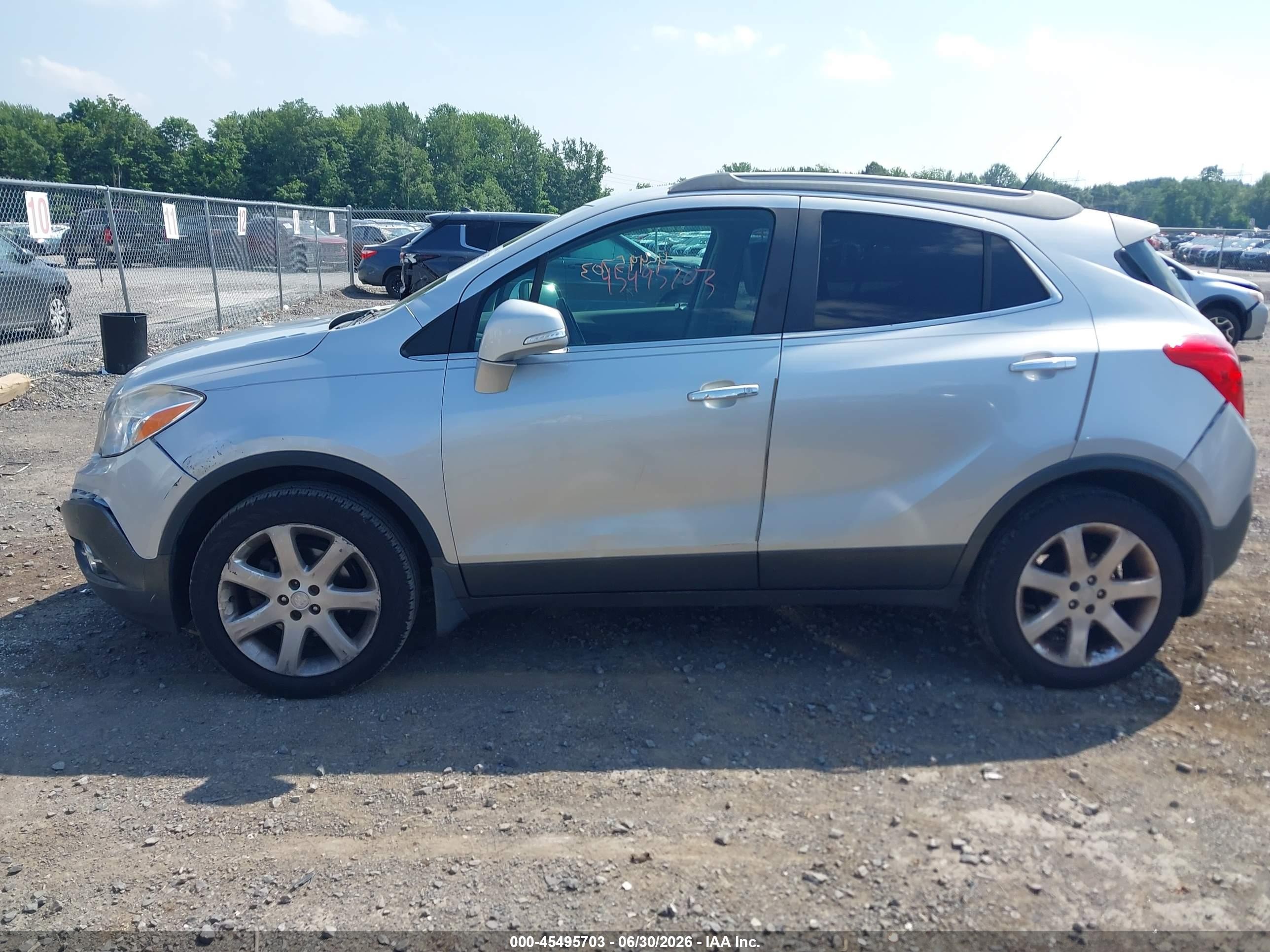 2015 Buick Encore Premium Серебряный vin: KL4CJHSBXFB133640
