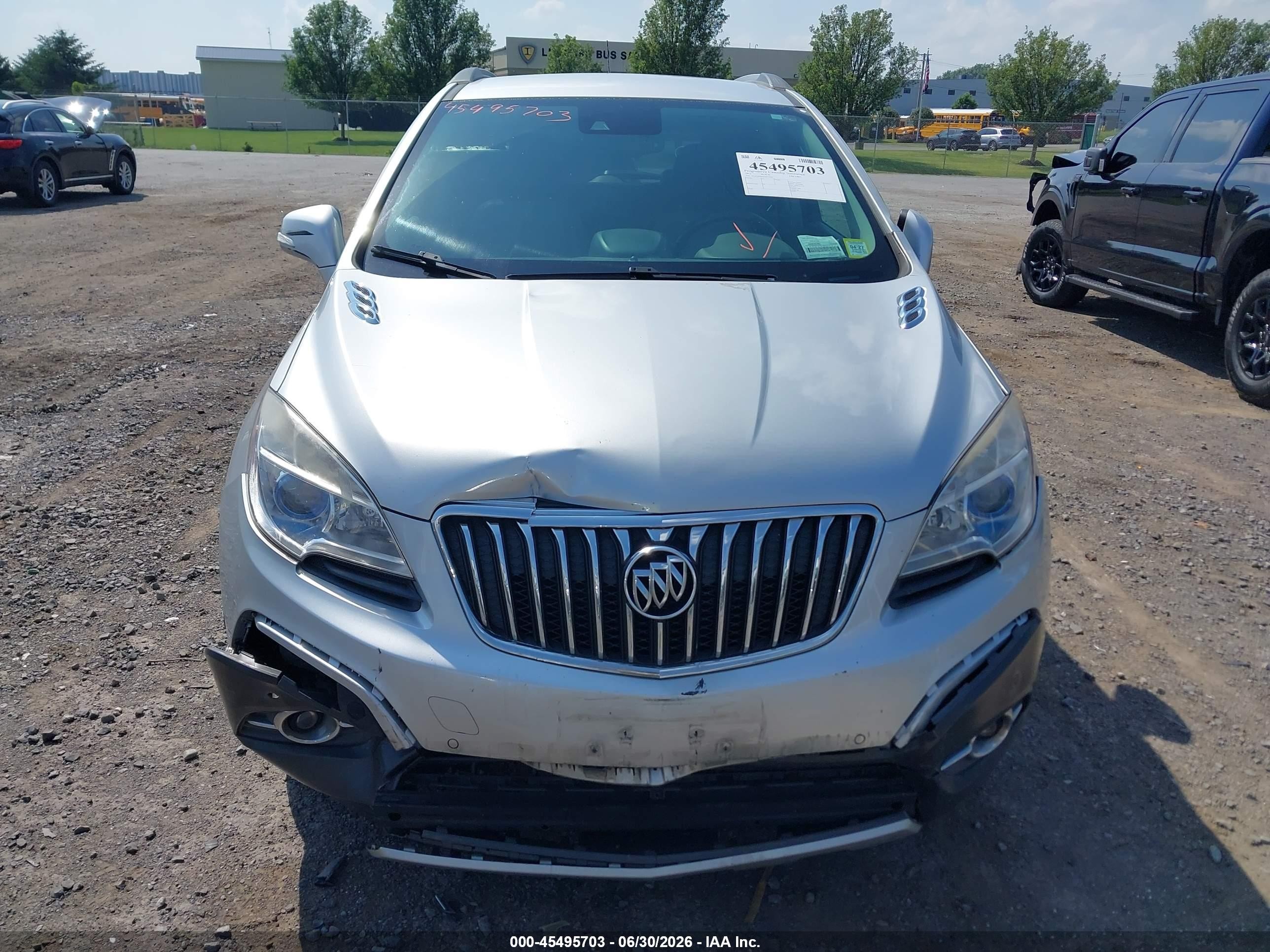 2015 Buick Encore Premium Серебряный vin: KL4CJHSBXFB133640
