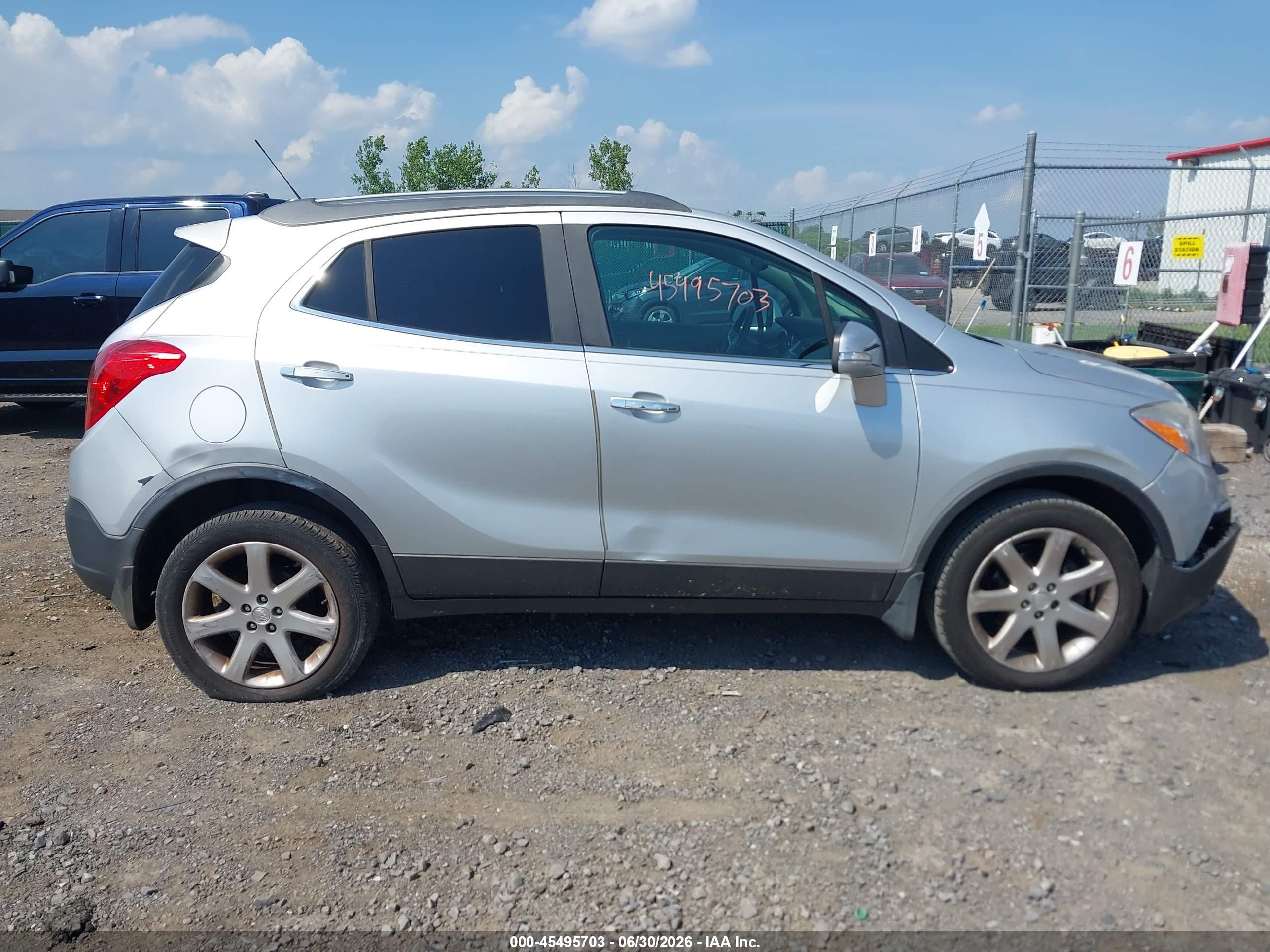 2015 Buick Encore Premium Серебряный vin: KL4CJHSBXFB133640