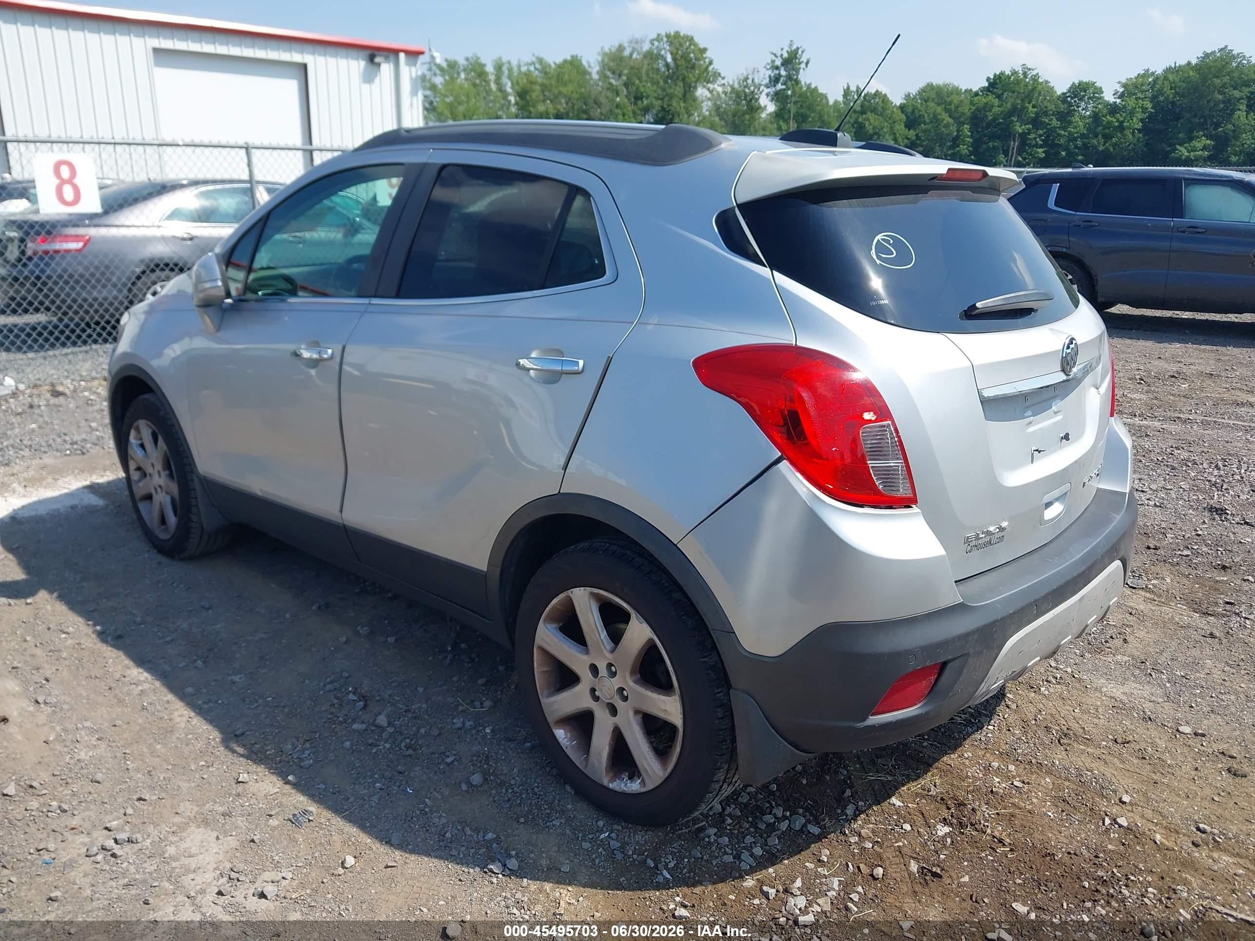 2015 Buick Encore Premium Серебряный vin: KL4CJHSBXFB133640