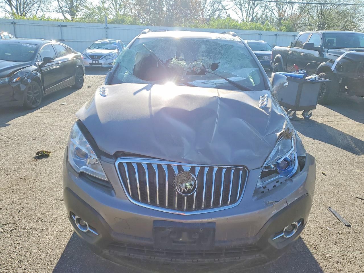 2015 Buick Encore Premium Brown vin: KL4CJHSBXFB158585