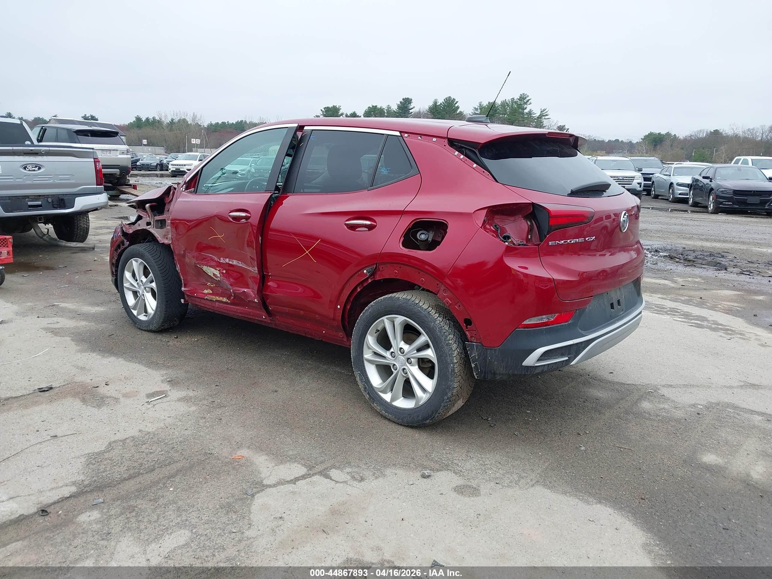 2020 Buick Encore Gx Fwd Preferred Red vin: KL4MMBS20LB080483
