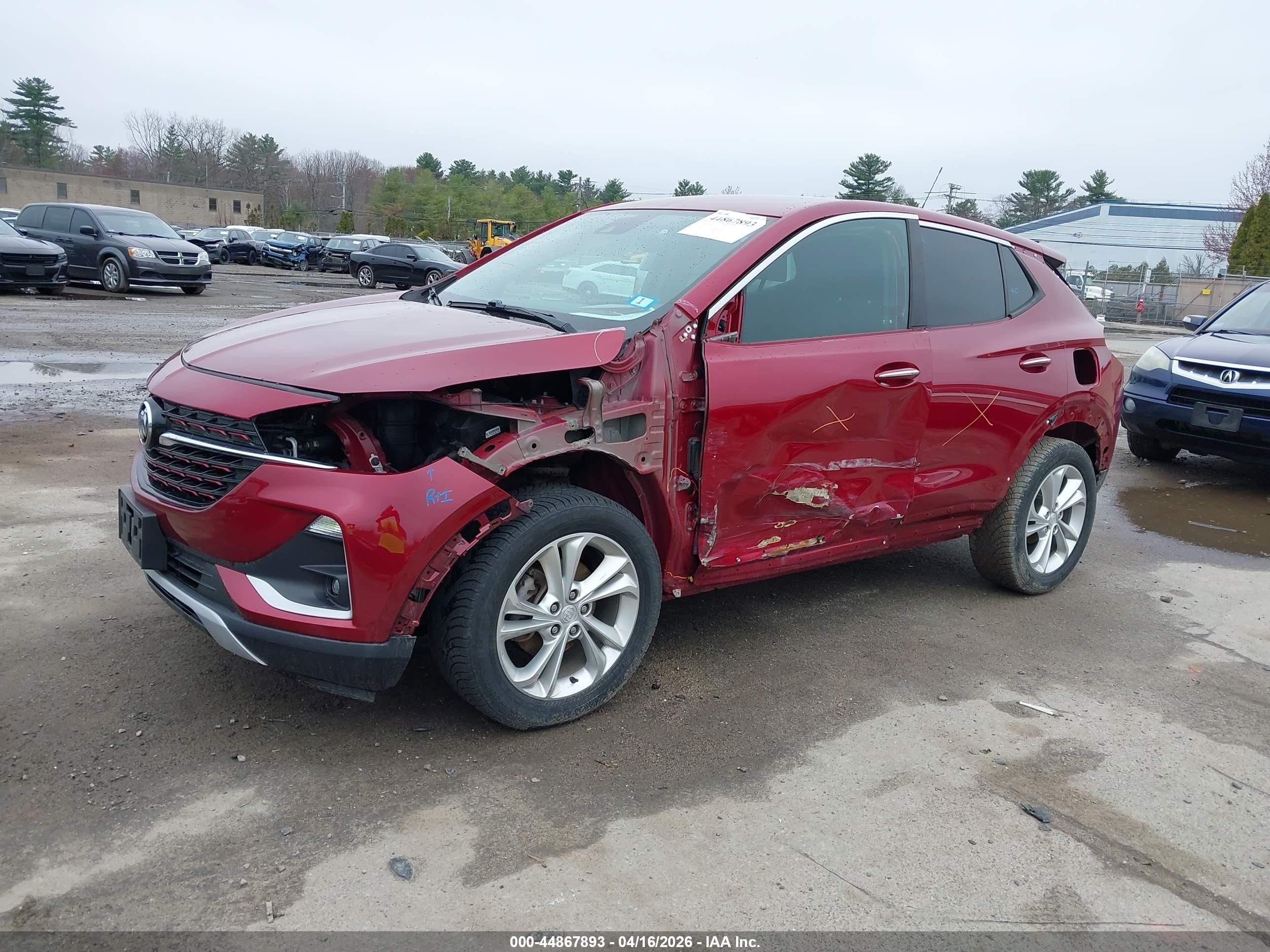 2020 Buick Encore Gx Fwd Preferred Red vin: KL4MMBS20LB080483