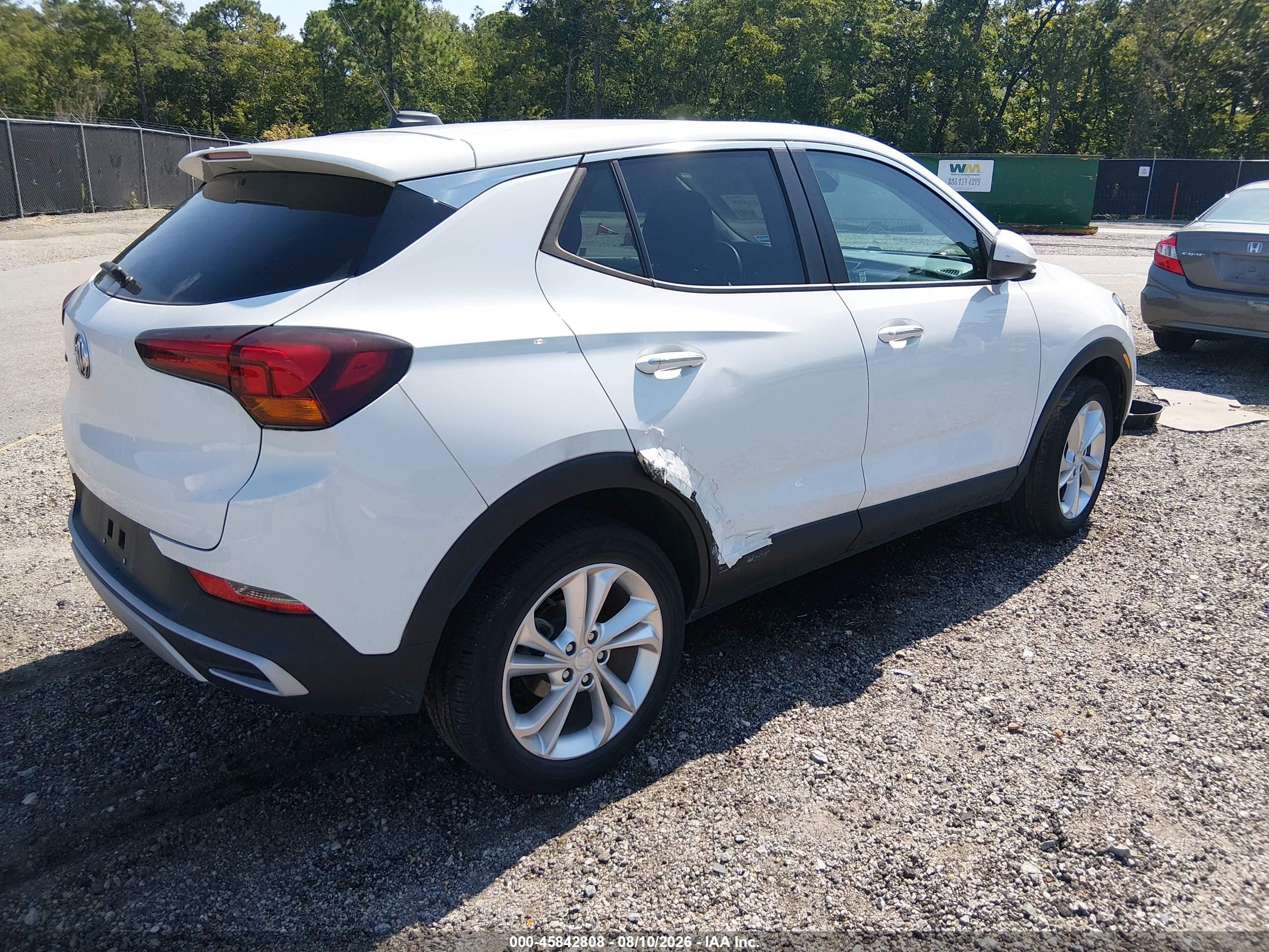 2022 Buick Encore Gx Fwd Preferred White vin: KL4MMBS22NB020062