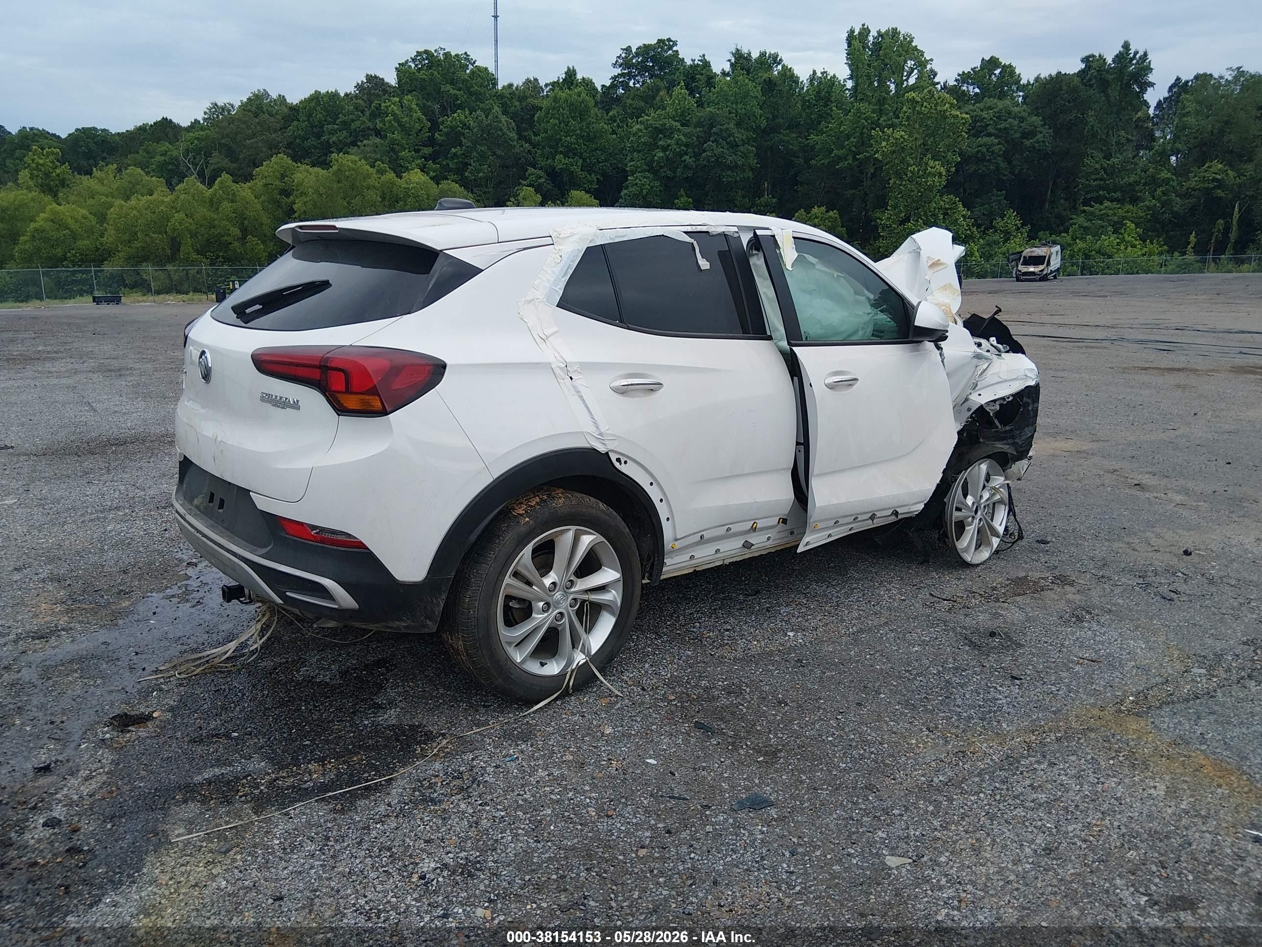 2022 Buick Encore Gx Fwd Preferred Белый vin: KL4MMBS26NB126434