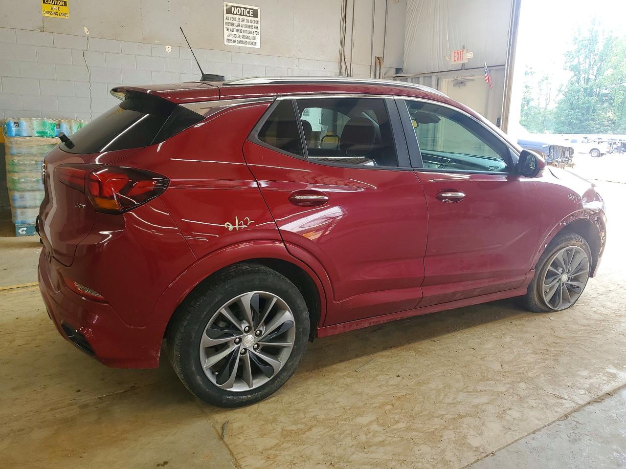 2021 Buick Encore Gx Preferred Red vin: KL4MMCSL4MB146744