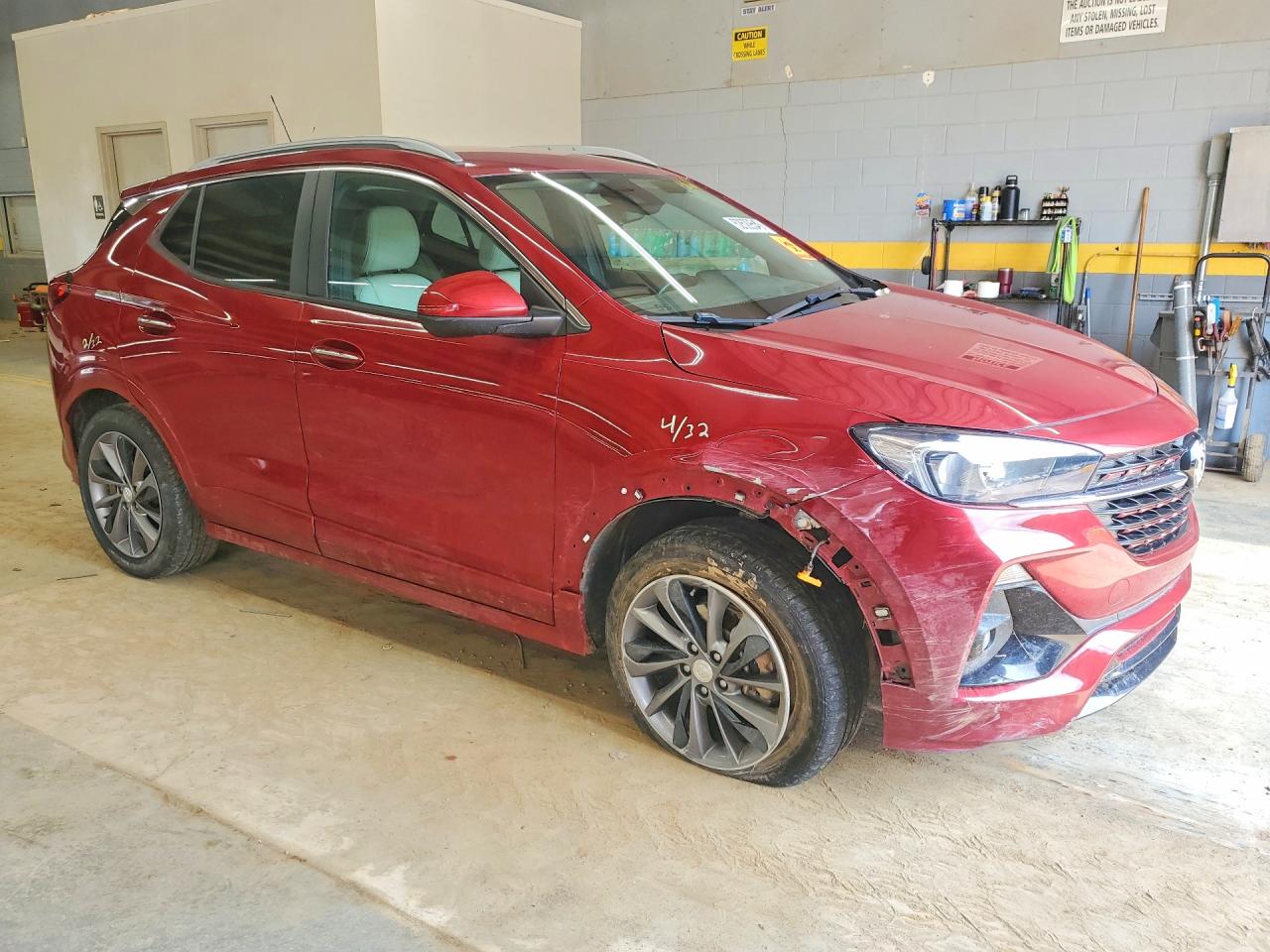 2021 Buick Encore Gx Preferred Red vin: KL4MMCSL4MB146744