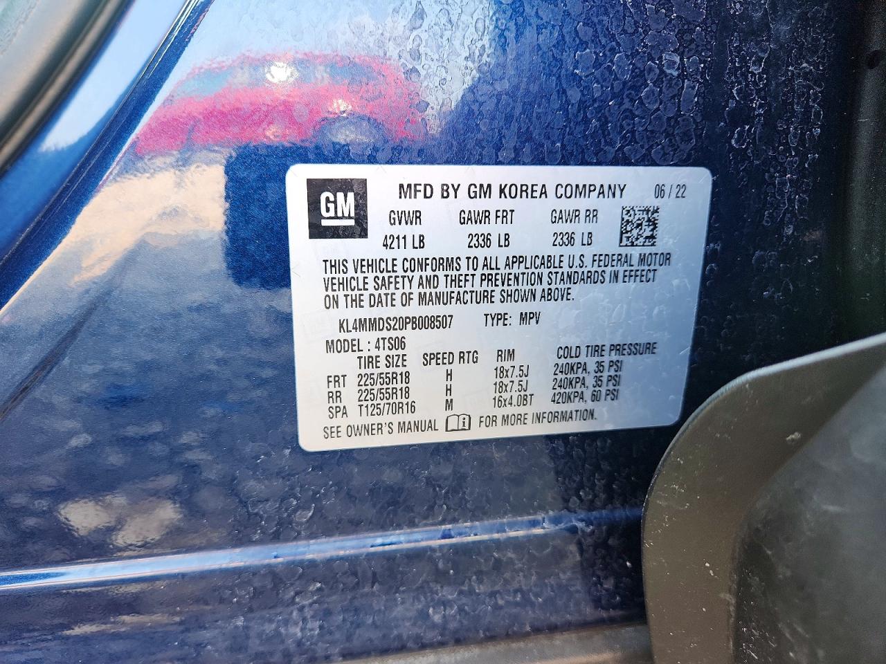 2023 Buick Encore Gx Select Blue vin: KL4MMDS20PB008507