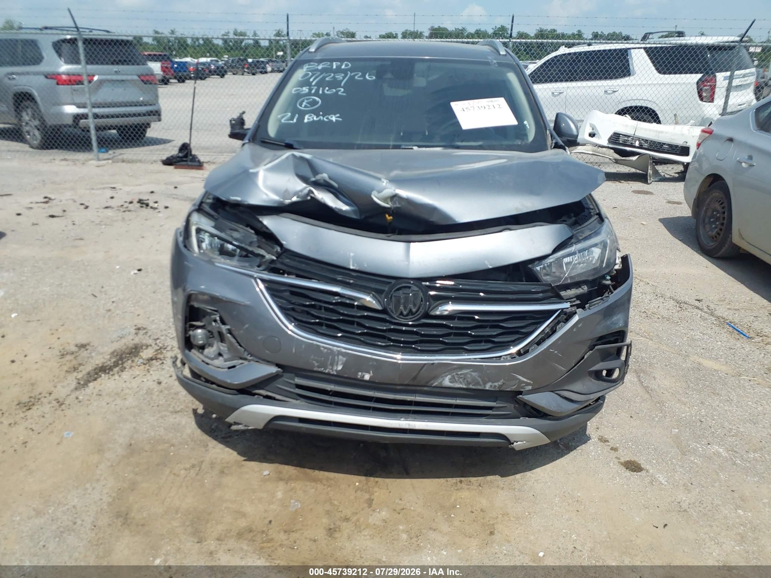 2021 Buick Encore Gx Fwd Select Gray vin: KL4MMDS21MB057162