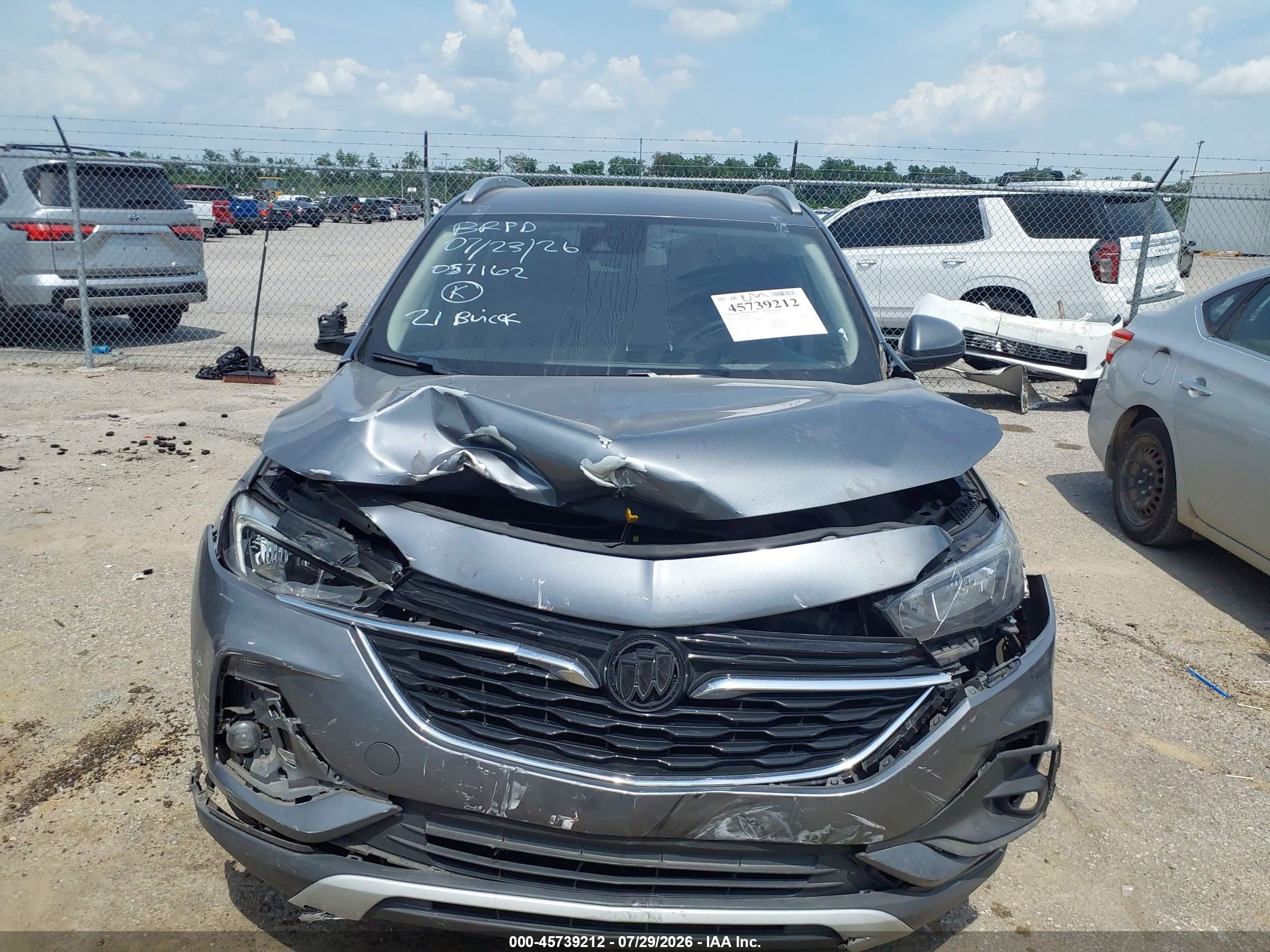 2021 Buick Encore Gx Fwd Select Gray vin: KL4MMDS21MB057162