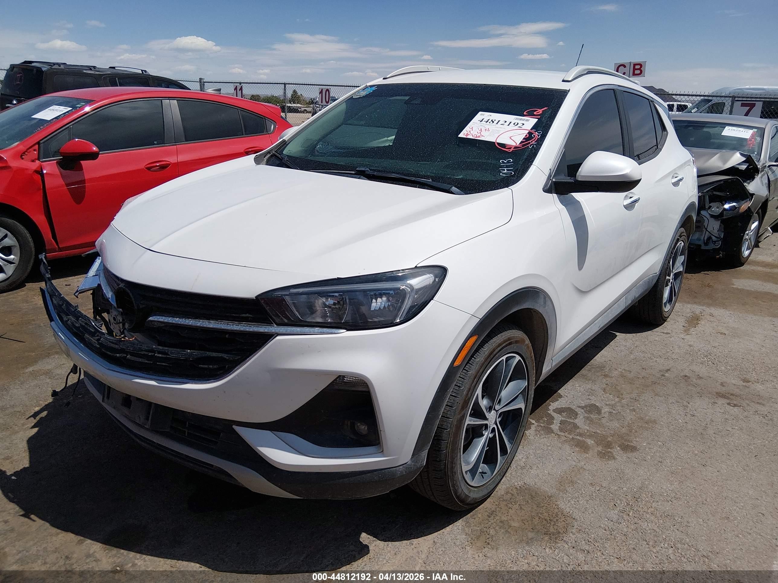2020 Buick Encore Gx Fwd Select White vin: KL4MMDS22LB131039