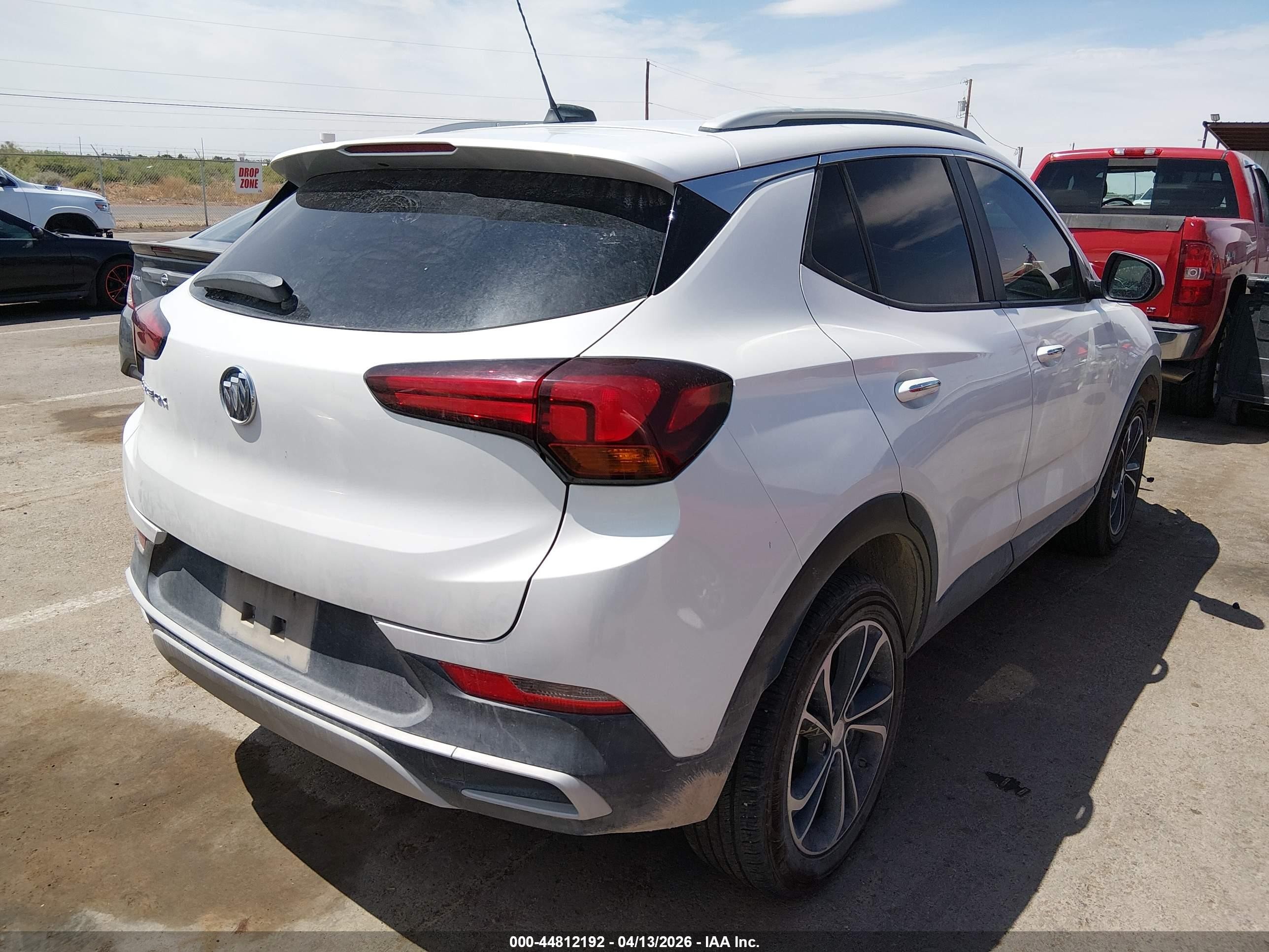 2020 Buick Encore Gx Fwd Select White vin: KL4MMDS22LB131039