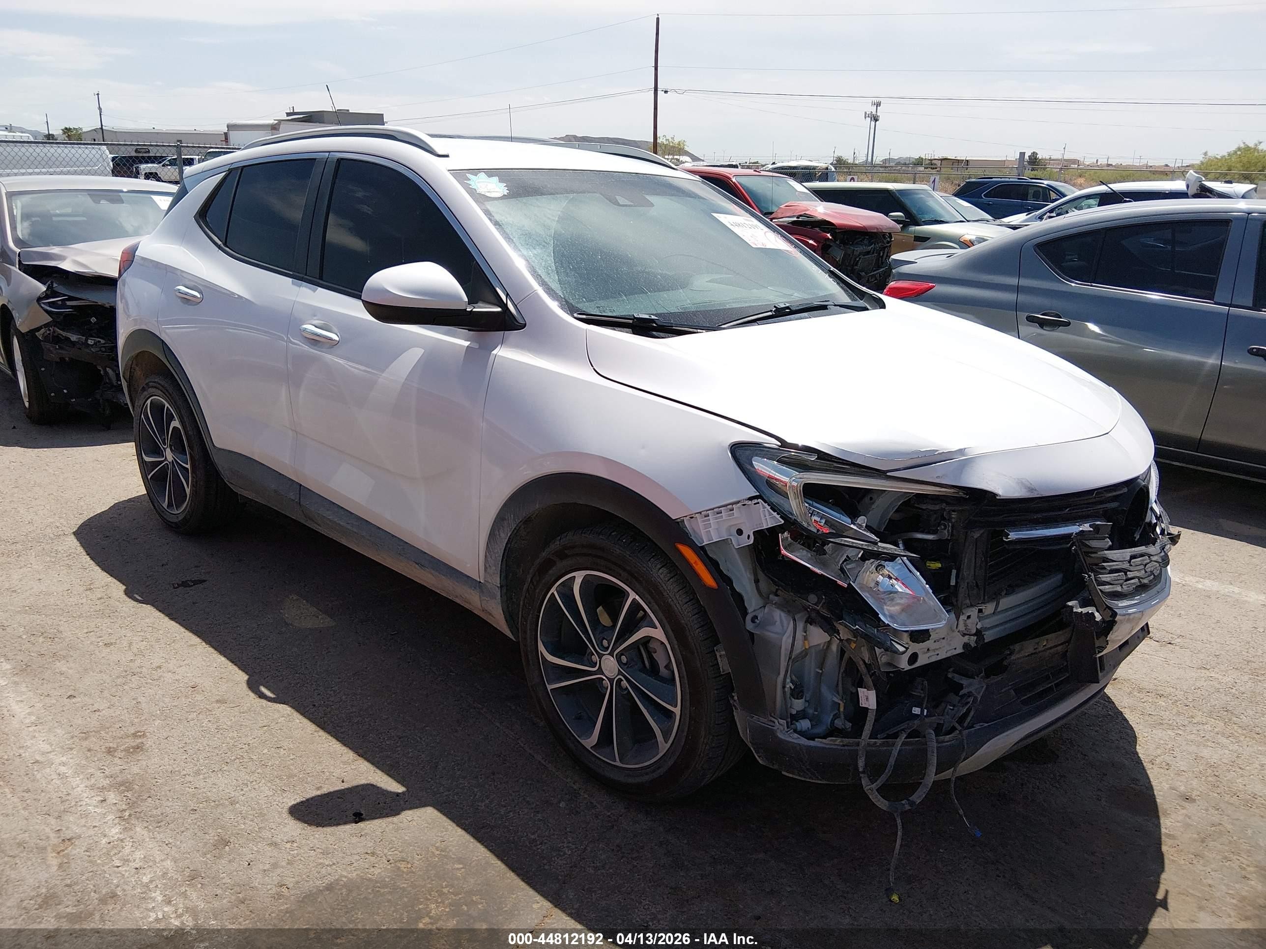 2020 Buick Encore Gx Fwd Select White vin: KL4MMDS22LB131039