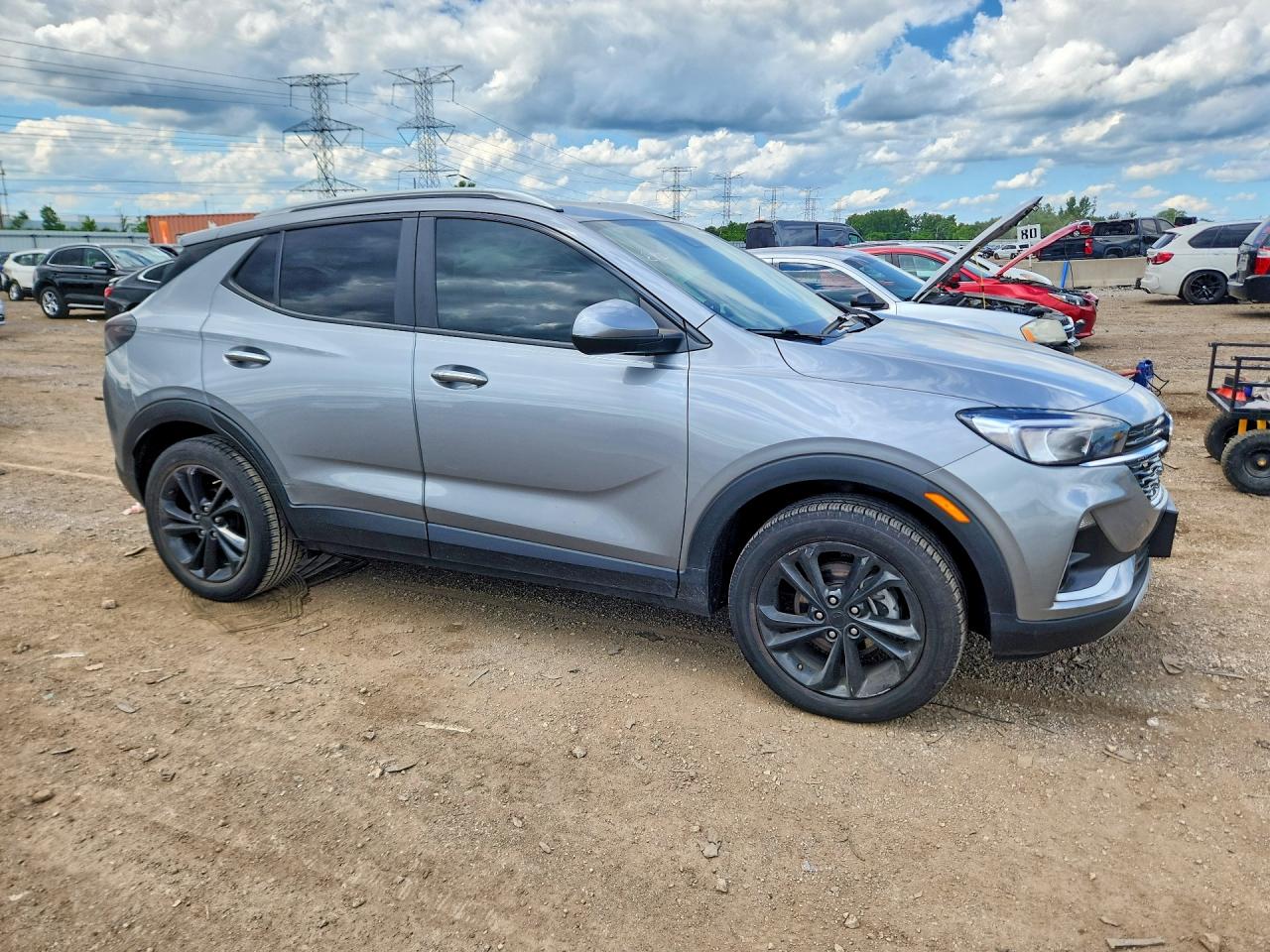 2023 Buick Encore Gx Silver vin: KL4MMDS25PB050185