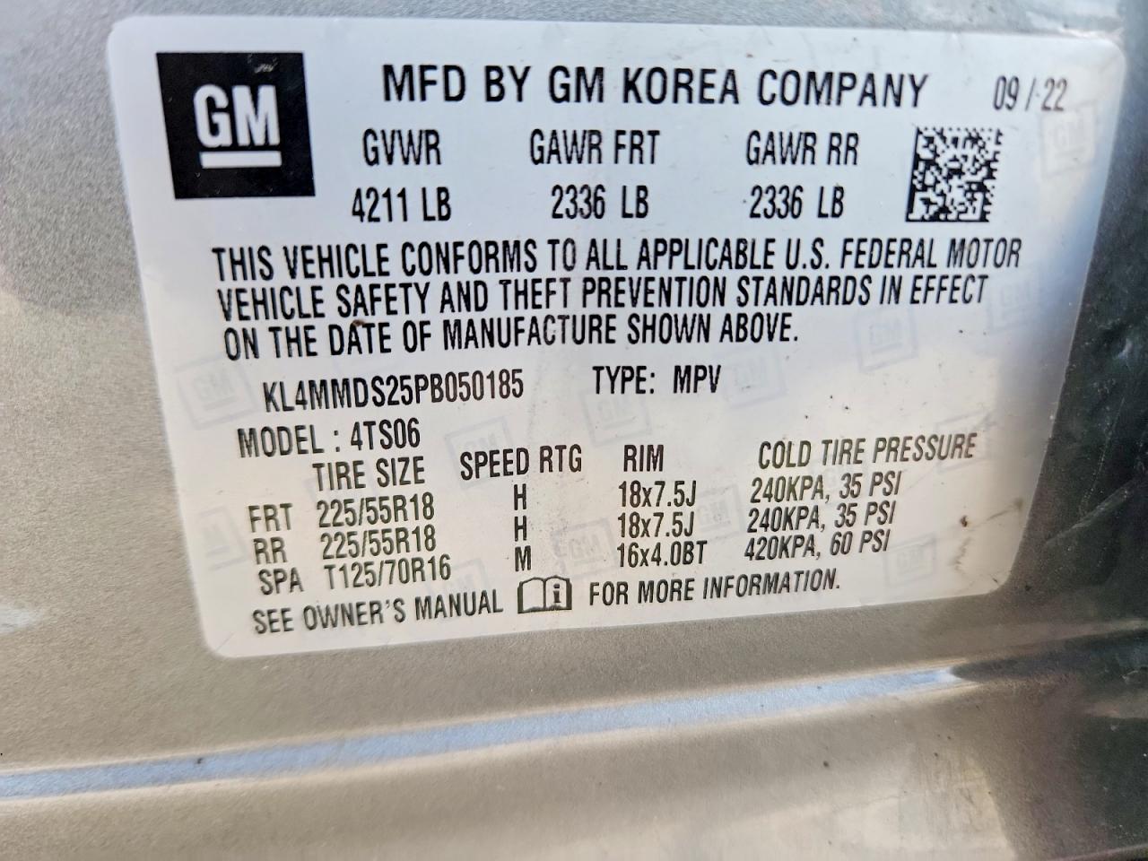 2023 Buick Encore Gx Silver vin: KL4MMDS25PB050185