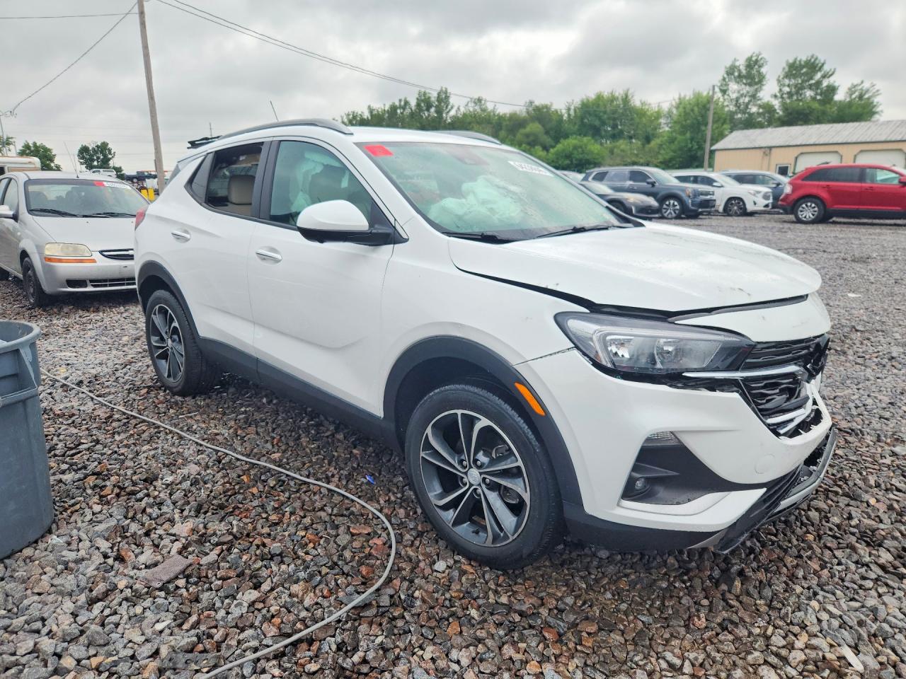 2020 Buick Encore Gx Select White vin: KL4MMDSL3LB125954
