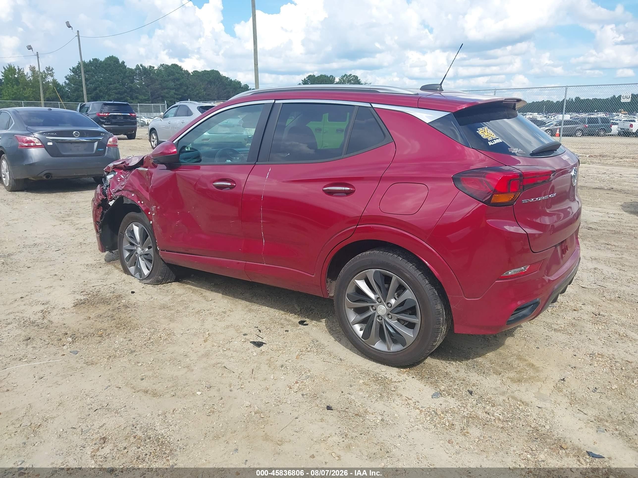2021 Buick Encore Gx Fwd Select Красный vin: KL4MMDSL5MB060042