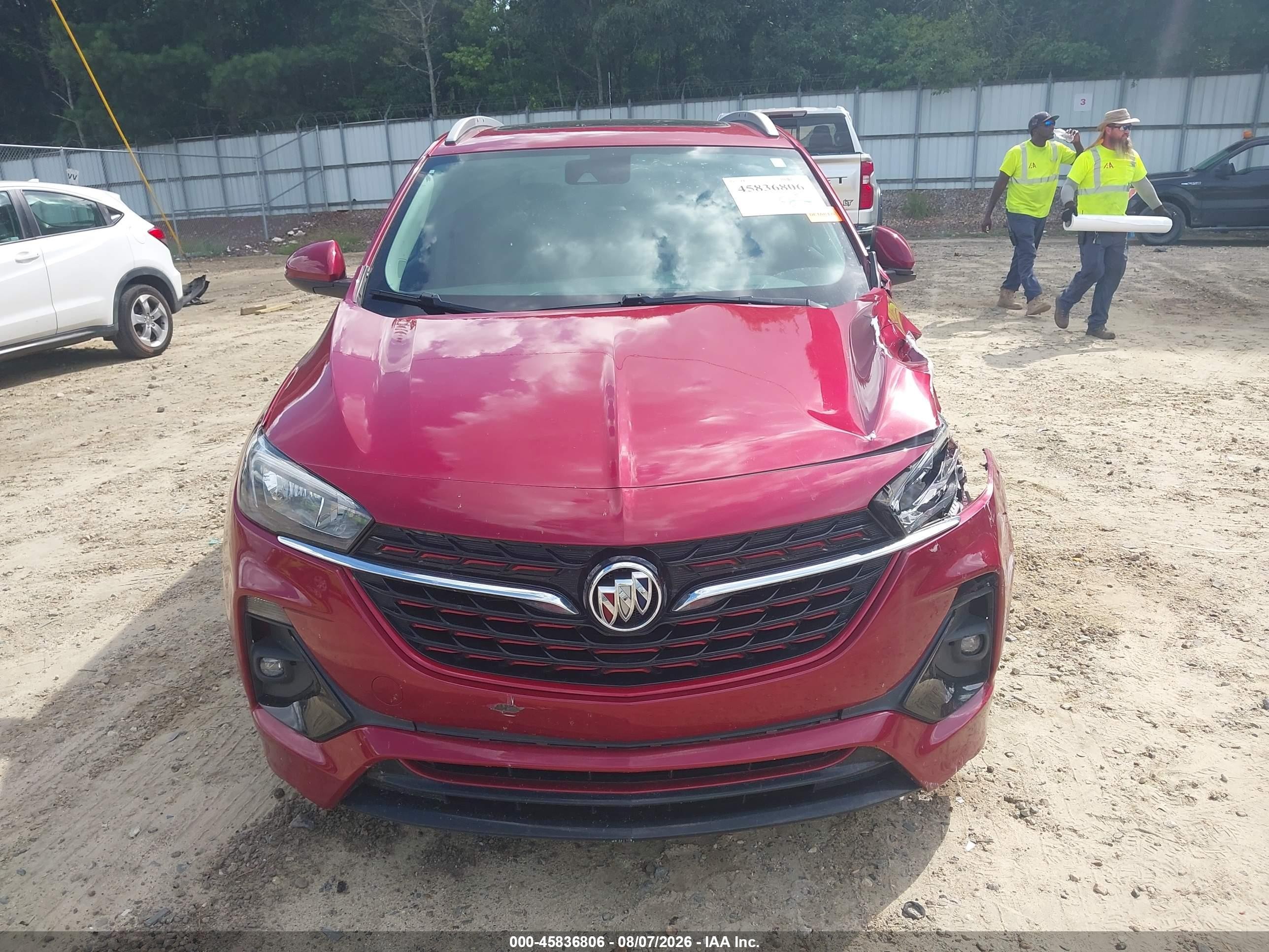 2021 Buick Encore Gx Fwd Select Красный vin: KL4MMDSL5MB060042
