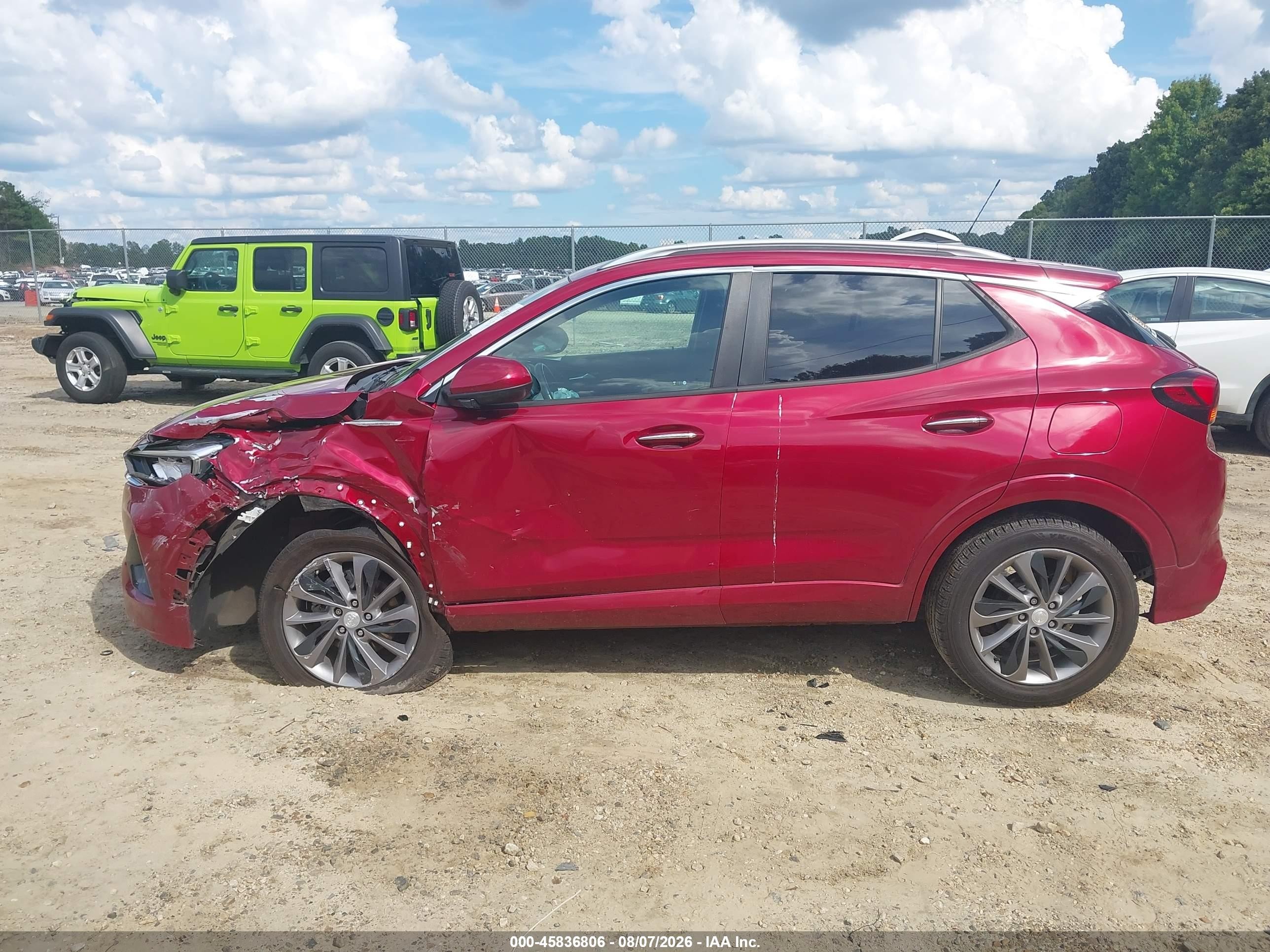 2021 Buick Encore Gx Fwd Select Красный vin: KL4MMDSL5MB060042