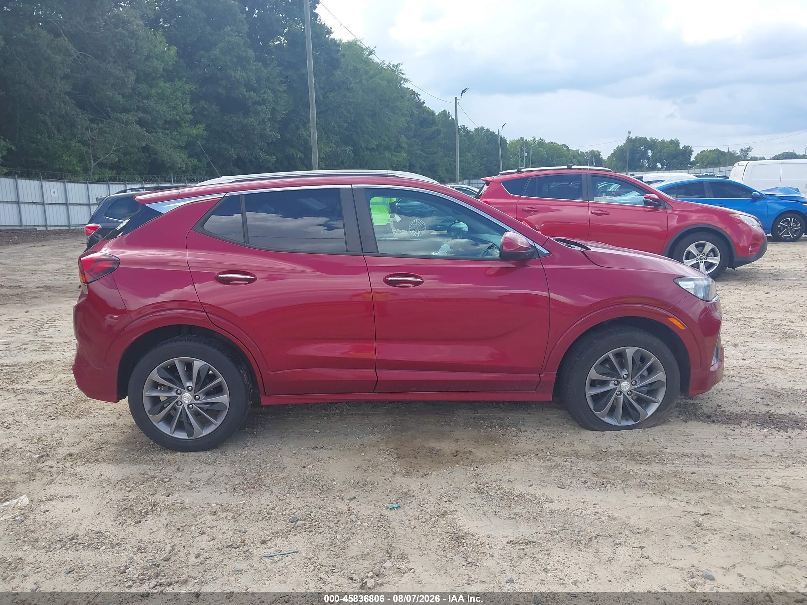 2021 Buick Encore Gx Fwd Select Красный vin: KL4MMDSL5MB060042