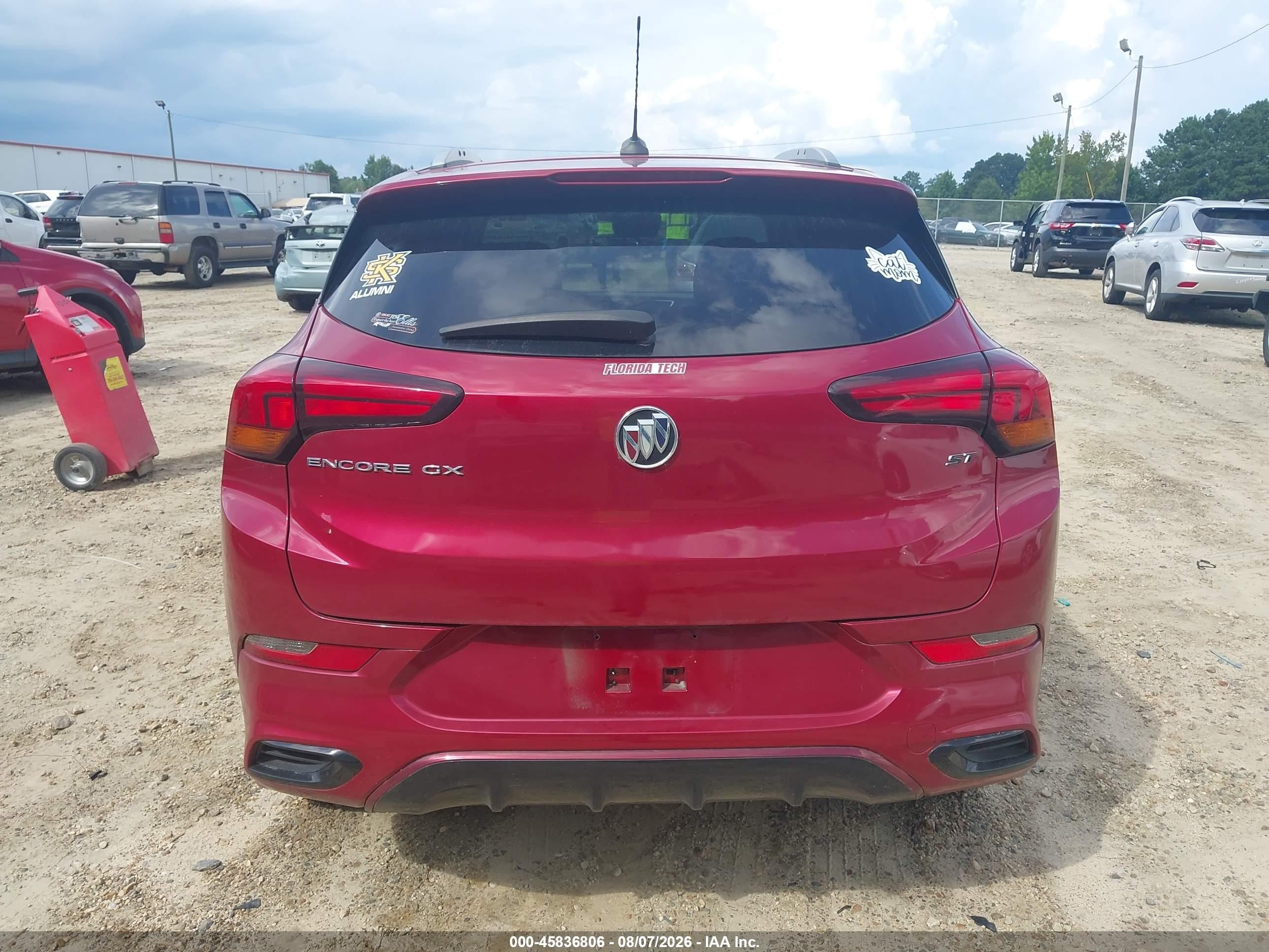 2021 Buick Encore Gx Fwd Select Красный vin: KL4MMDSL5MB060042