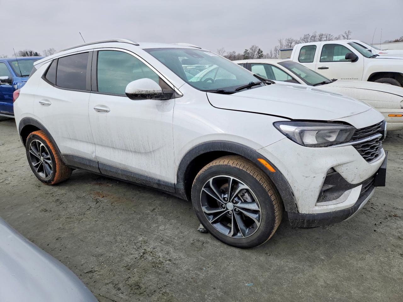 2022 Buick Encore Gx Select White vin: KL4MMESL7NB080543