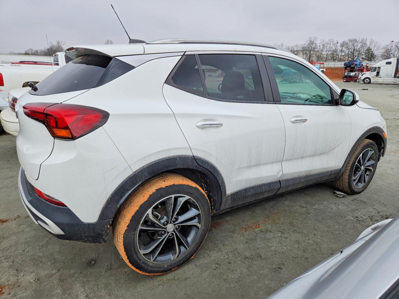2022 Buick Encore Gx Select White vin: KL4MMESL7NB080543