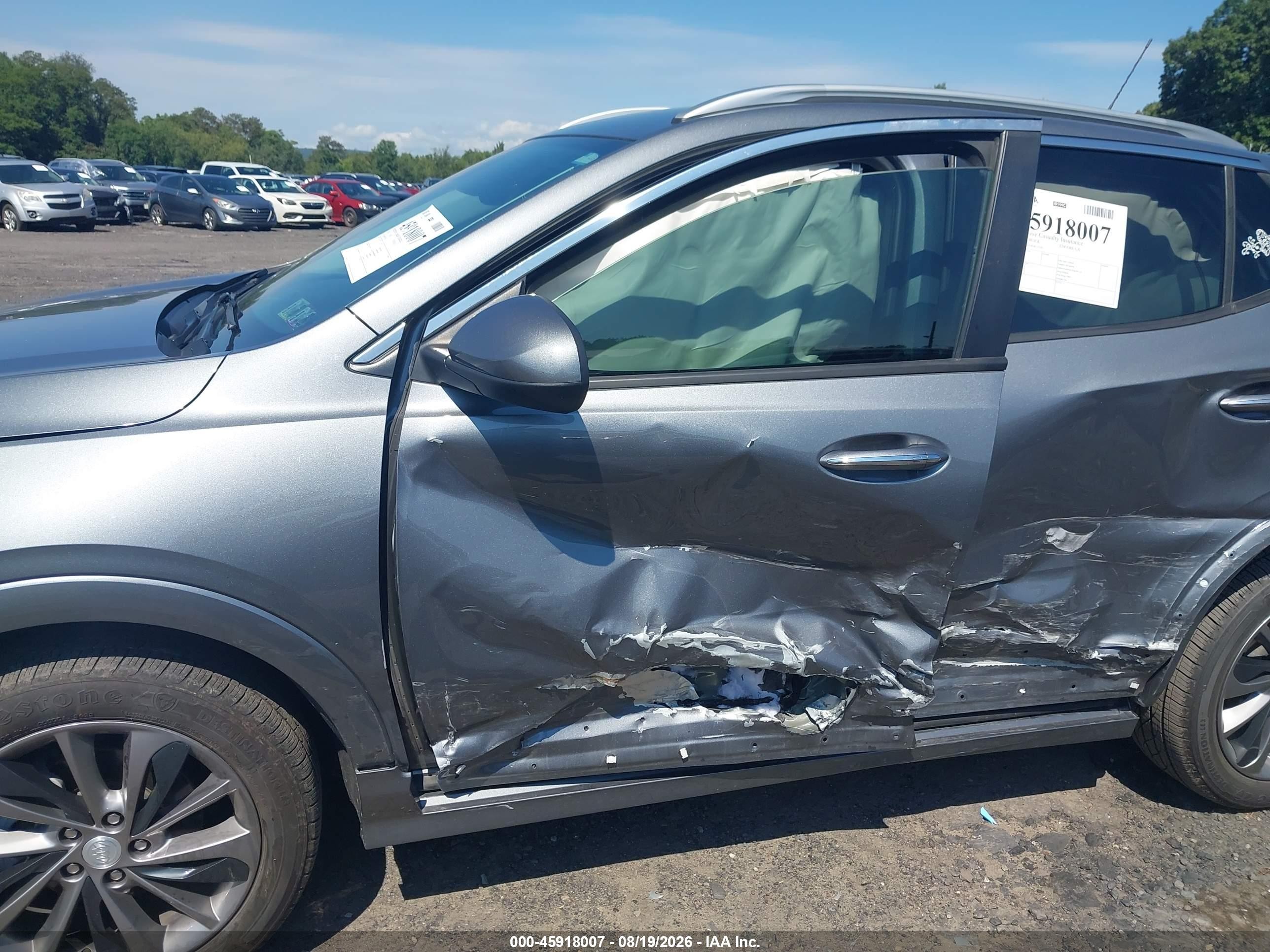 2020 Buick Encore Gx Awd Select Серый vin: KL4MMESL9LB127343