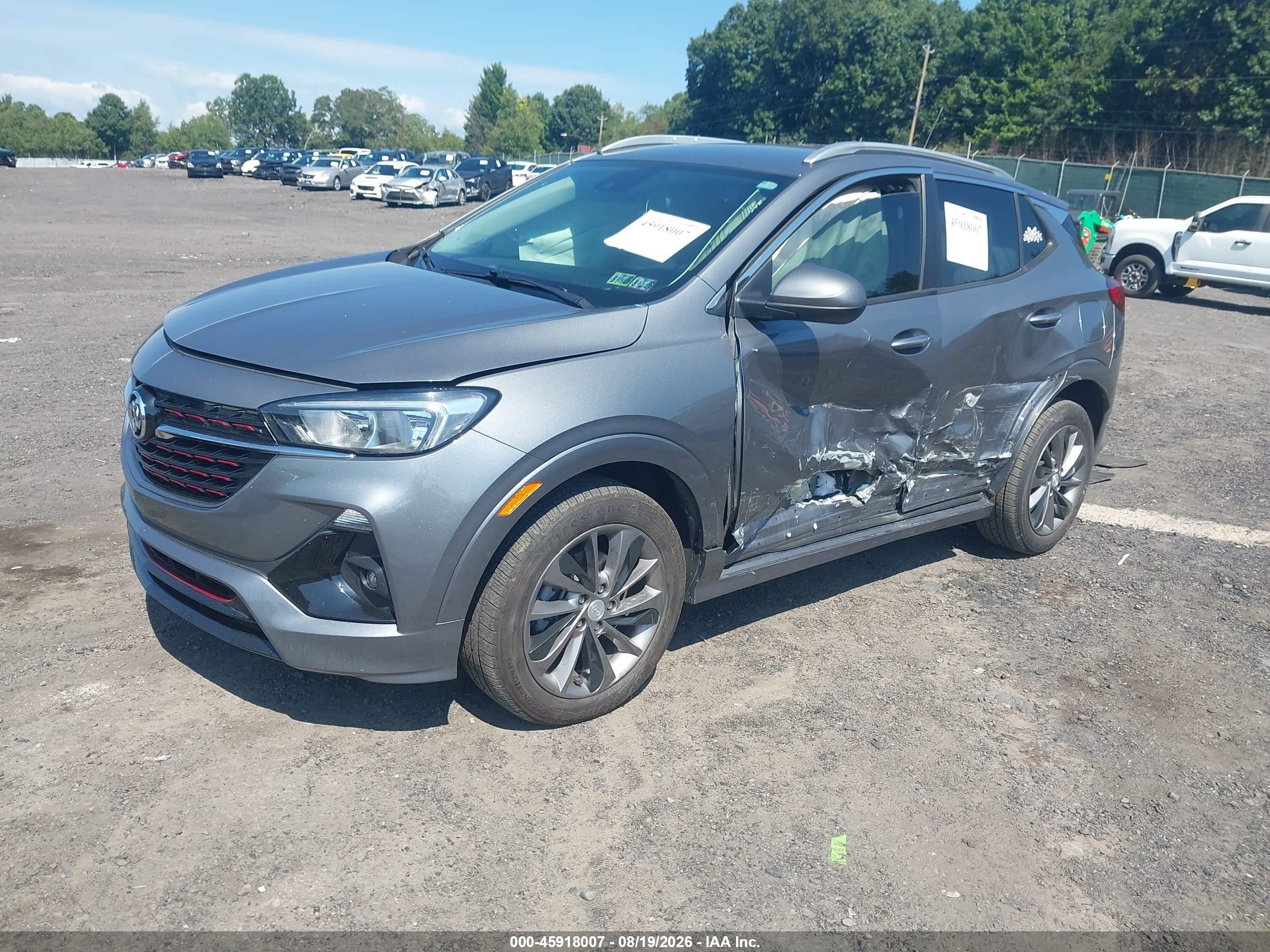 2020 Buick Encore Gx Awd Select Серый vin: KL4MMESL9LB127343