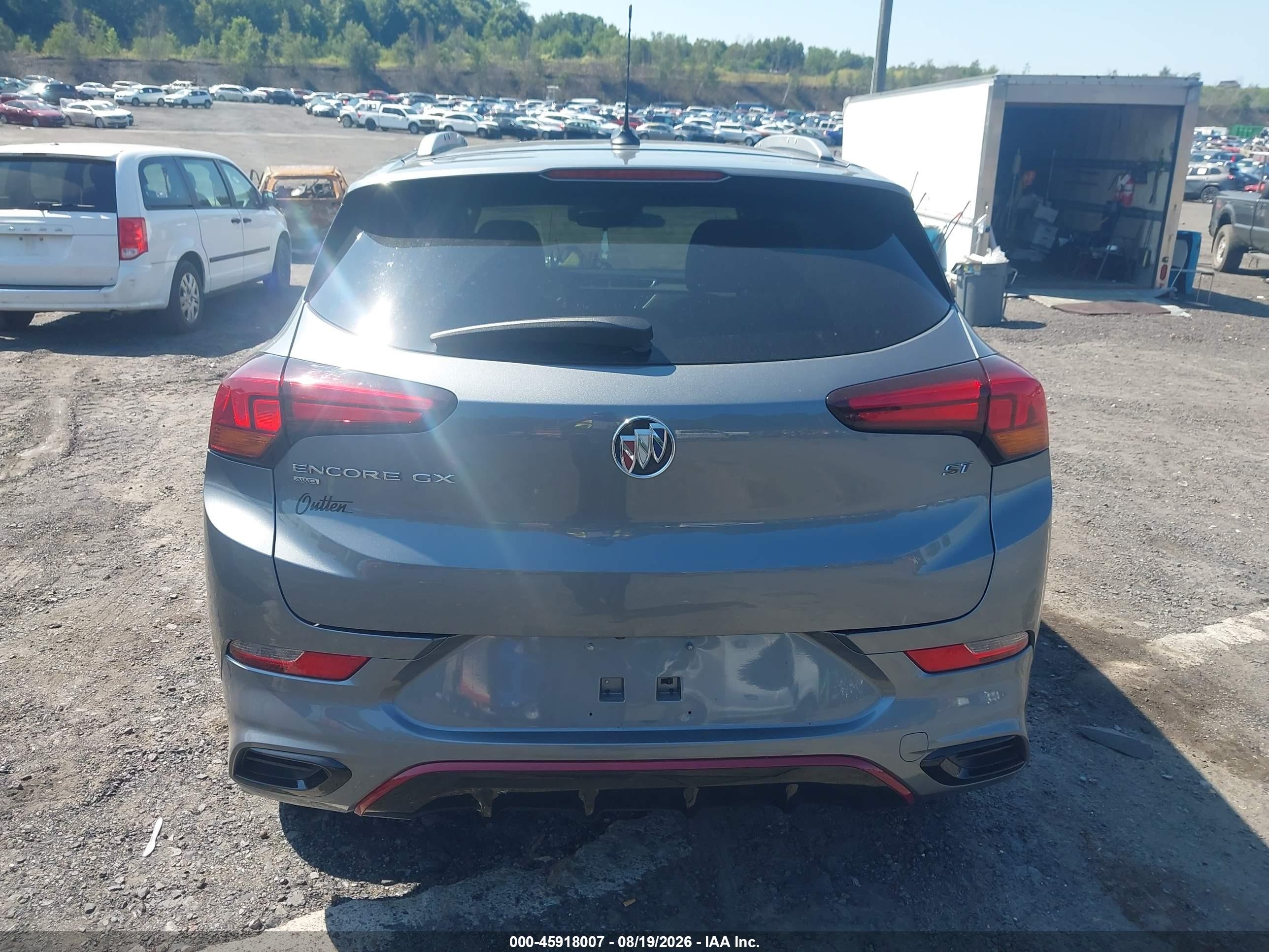 2020 Buick Encore Gx Awd Select Серый vin: KL4MMESL9LB127343