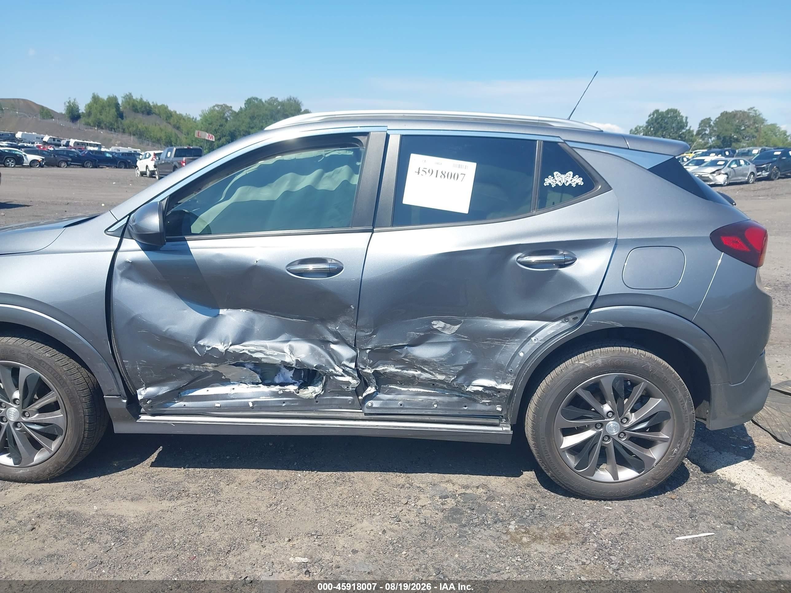 2020 Buick Encore Gx Awd Select Серый vin: KL4MMESL9LB127343